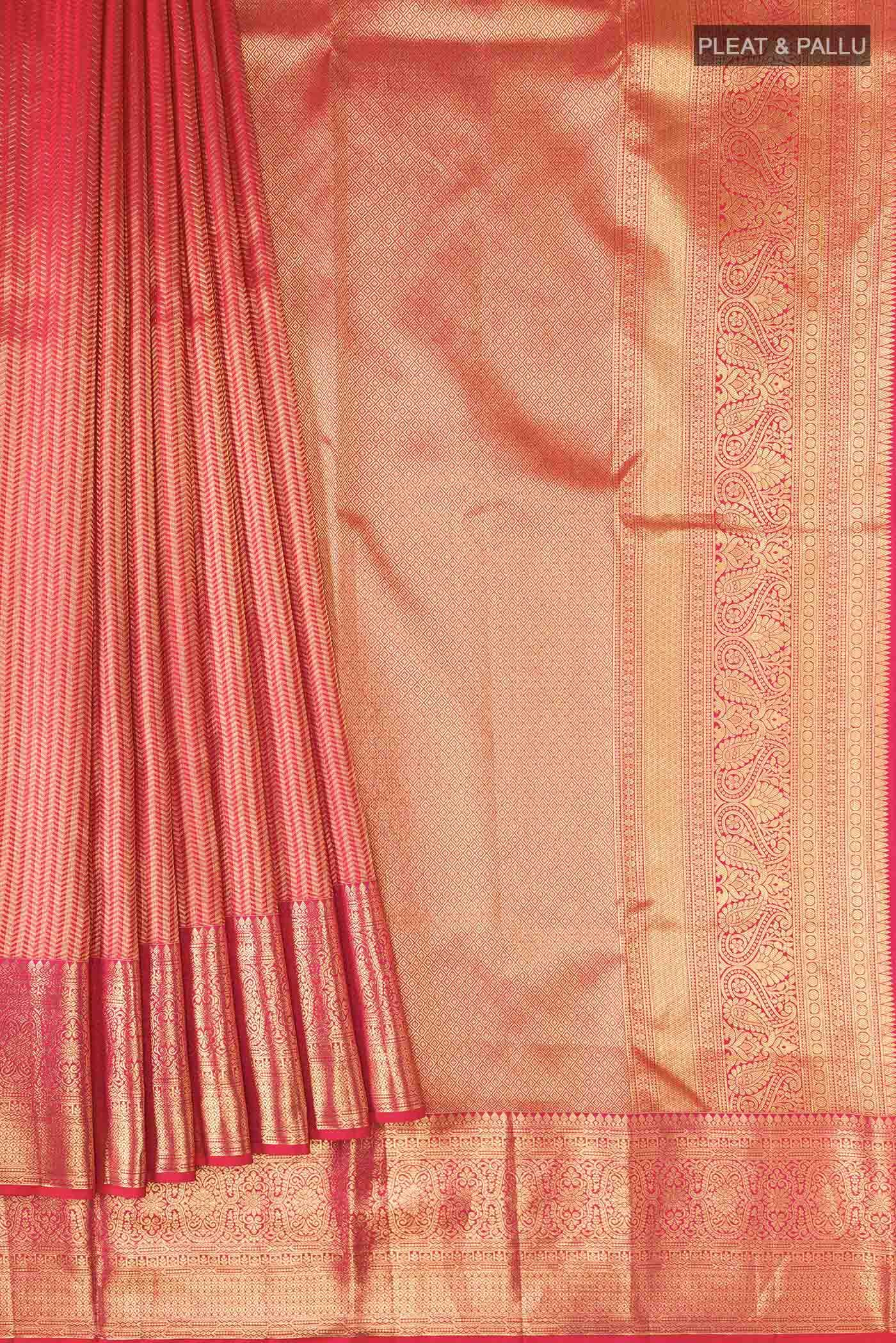 Red Kanchipuram Silk Saree