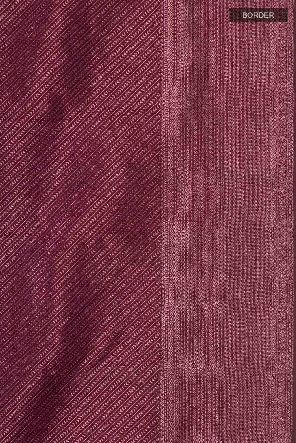 Maroon Kanchipuram Silk Saree