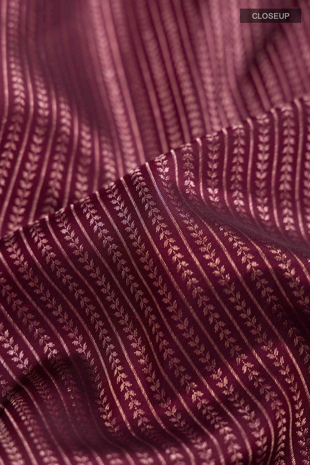 Maroon Kanchipuram Silk Saree