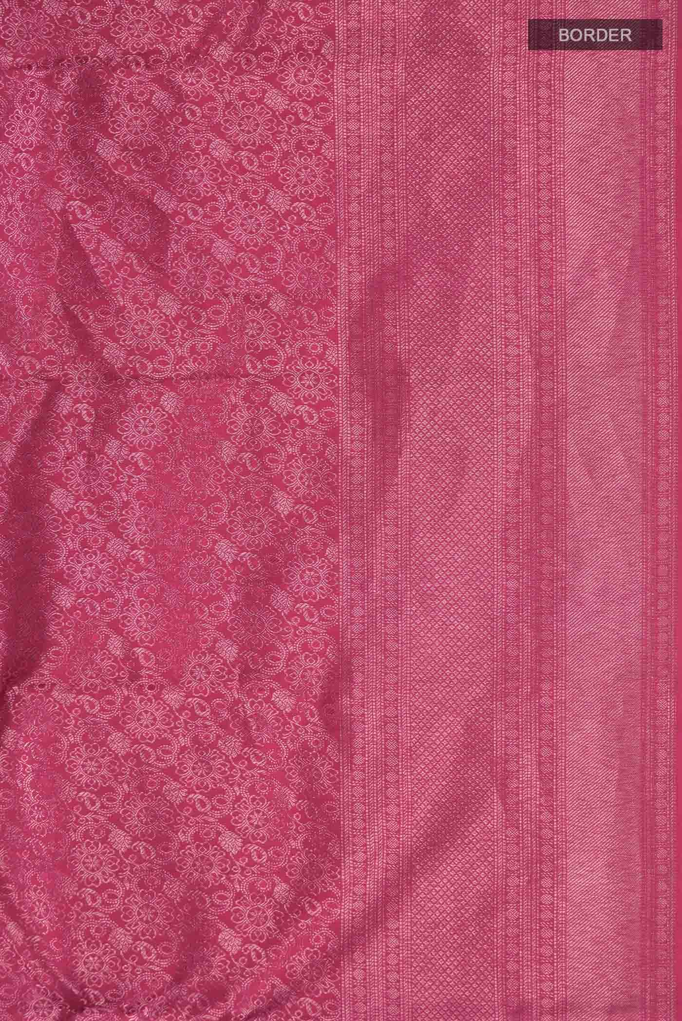 Maroon Kanchipuram Silk Saree