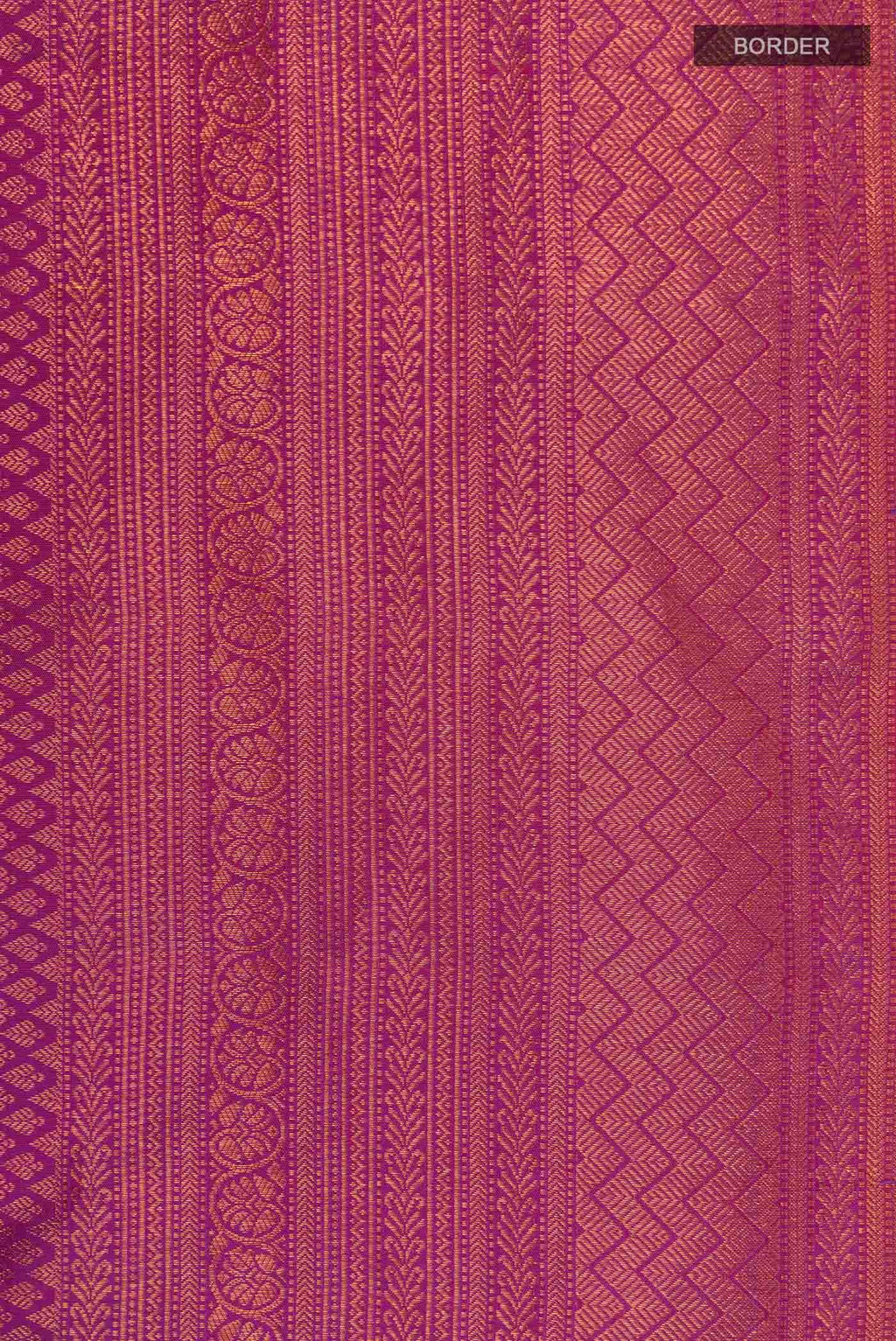 Purple Kanchipuram Silk Saree