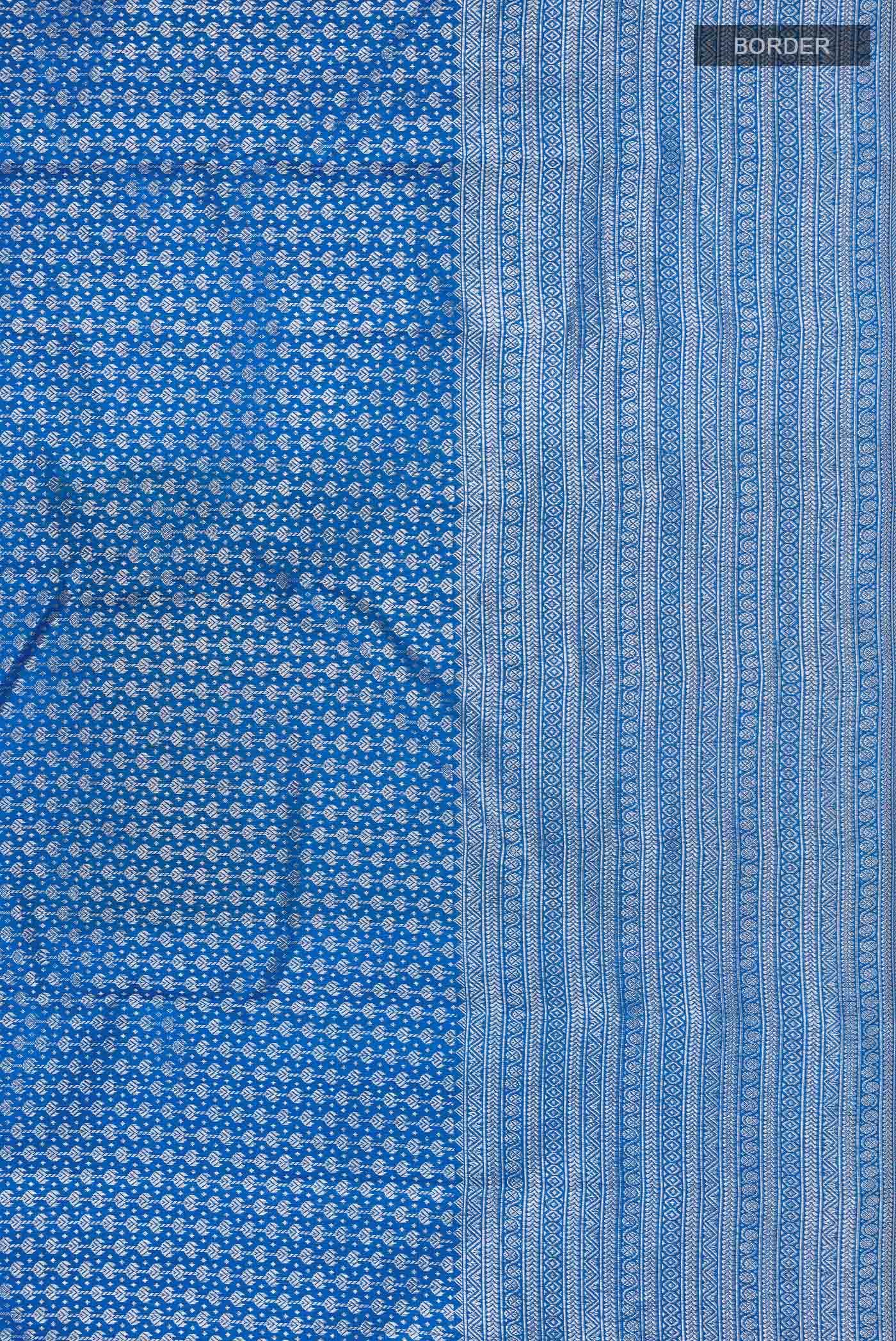 Blue Kanchipuram Silk Saree