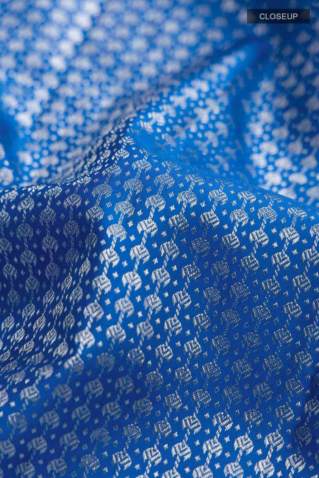 Blue Kanchipuram Silk Saree