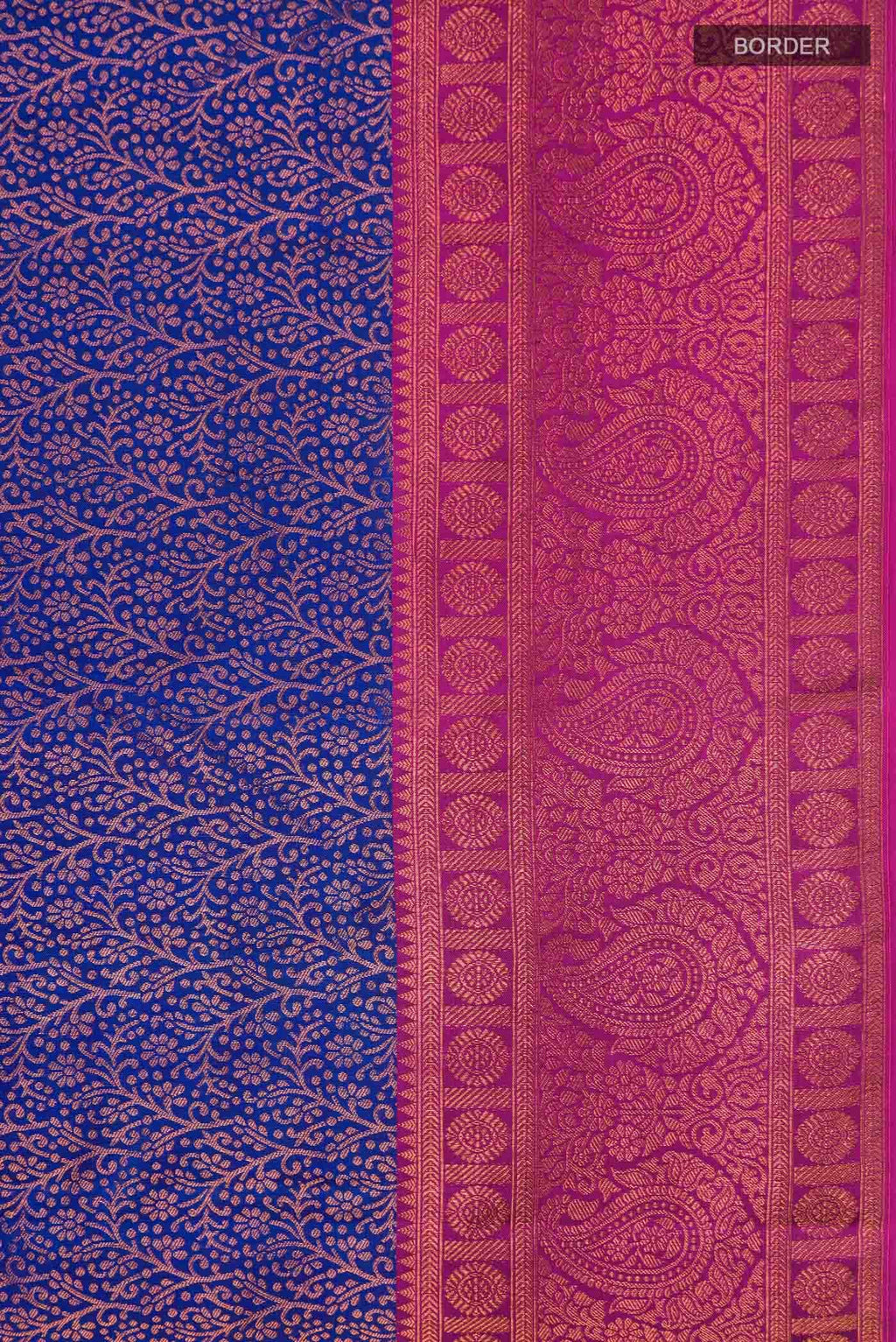 Blue Kanchipuram Silk Saree