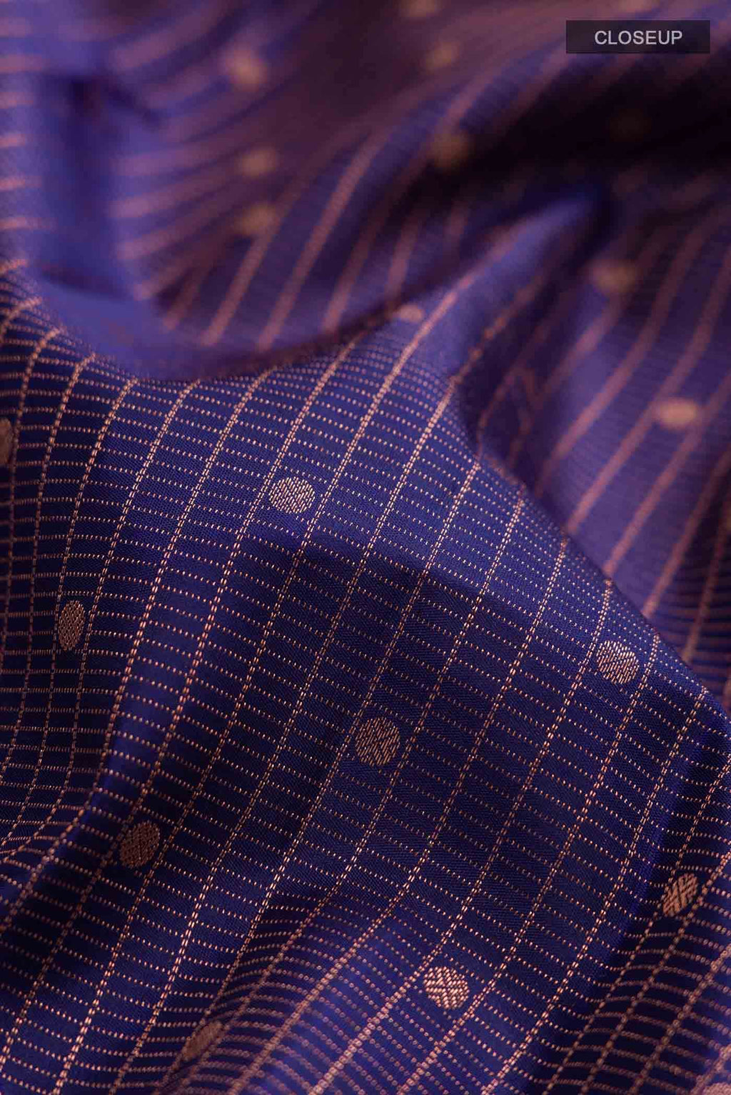 Navy Blue Kanchipuram Silk Saree