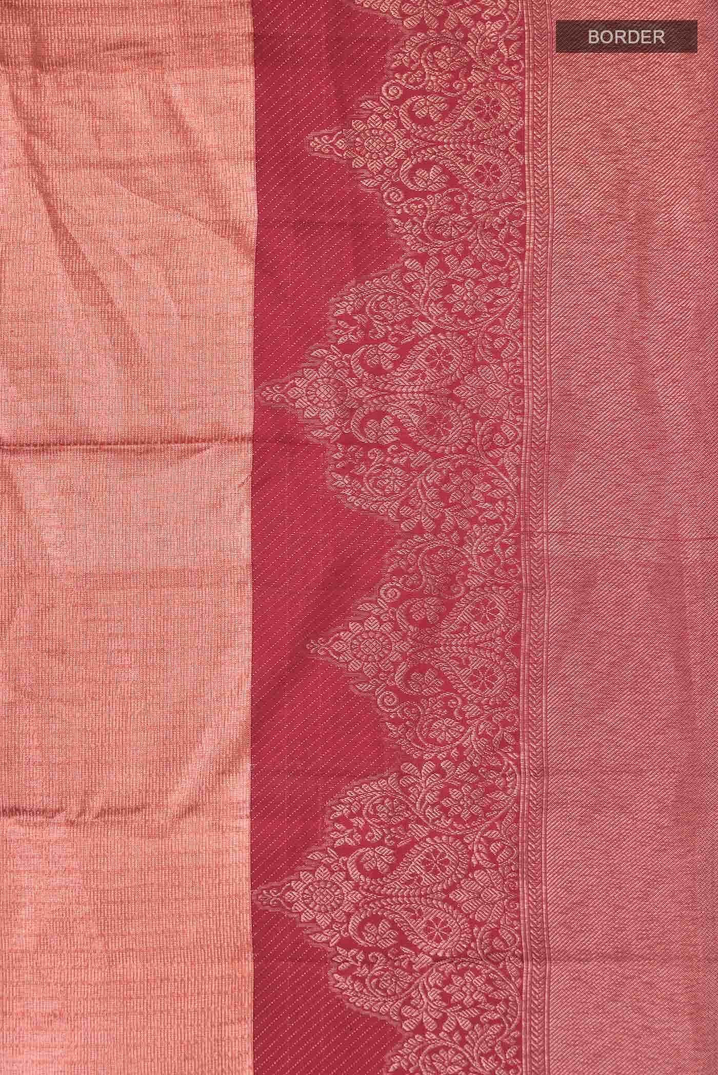 Orange Kanchipuram Silk Saree