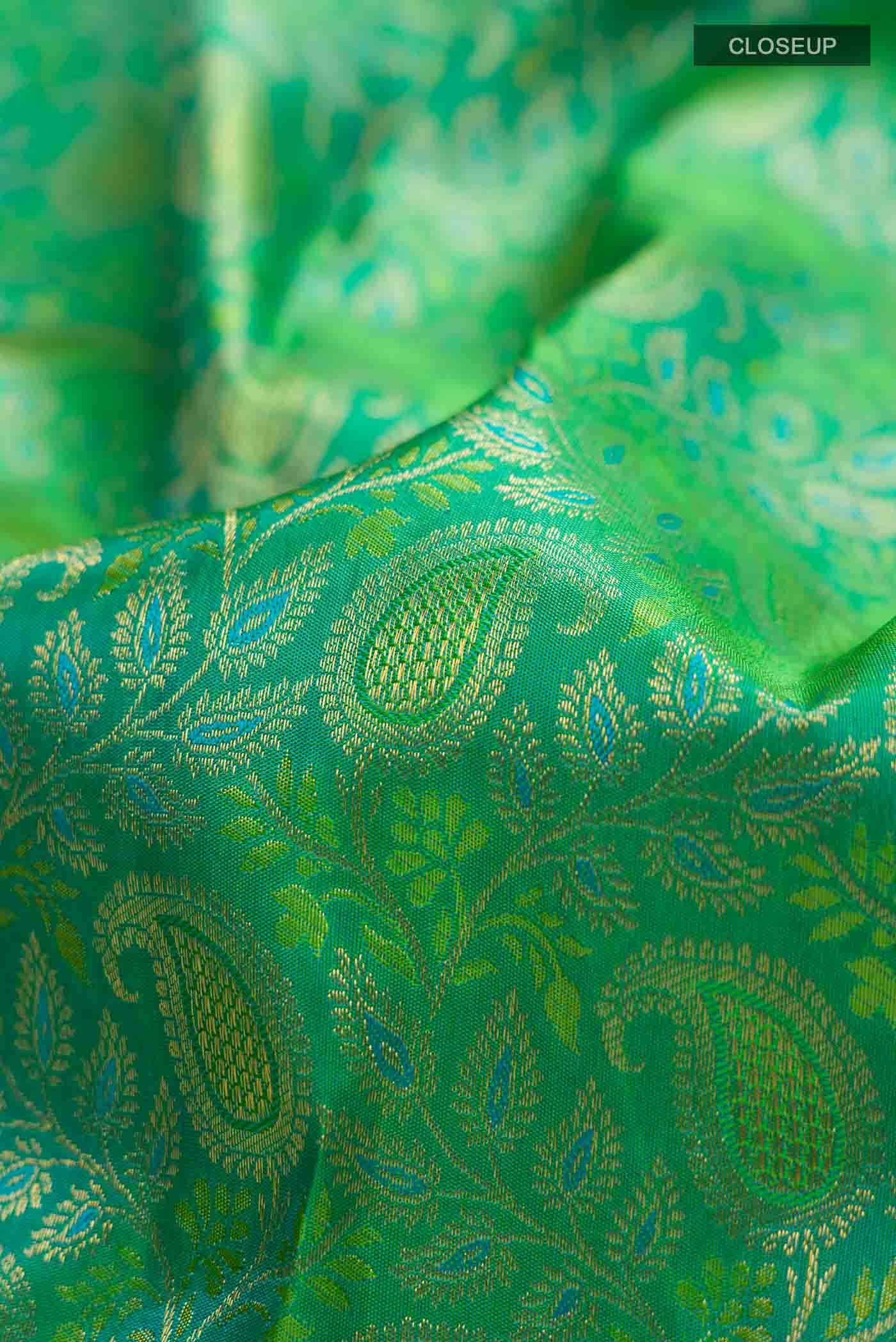 Green Kanchipuram Silk Saree