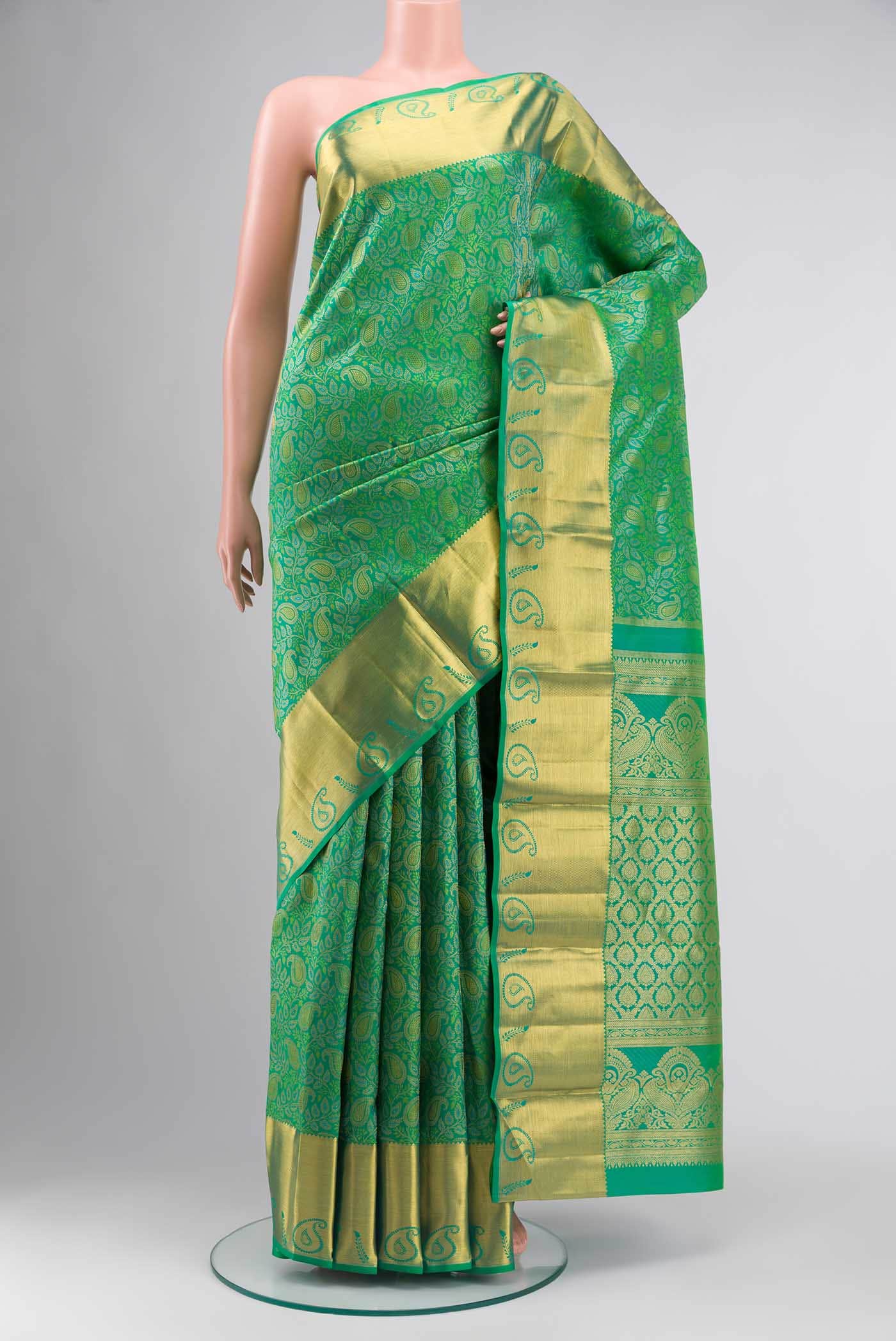 Green Kanchipuram Silk Saree