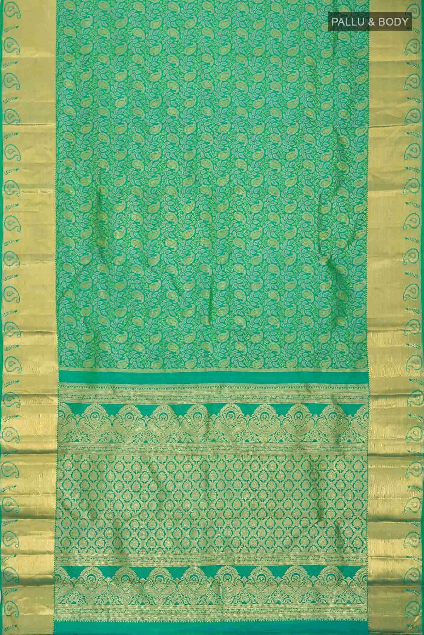 Green Kanchipuram Silk Saree