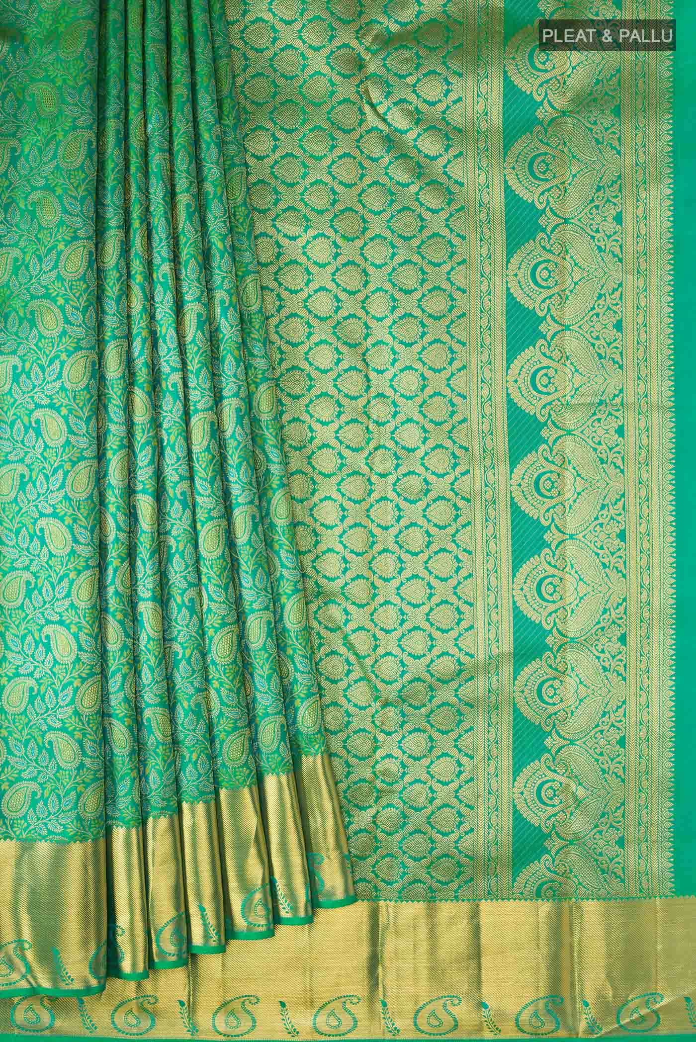 Green Kanchipuram Silk Saree