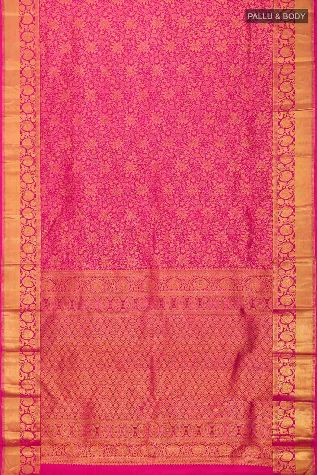 Pink Kanchipuram Silk Saree