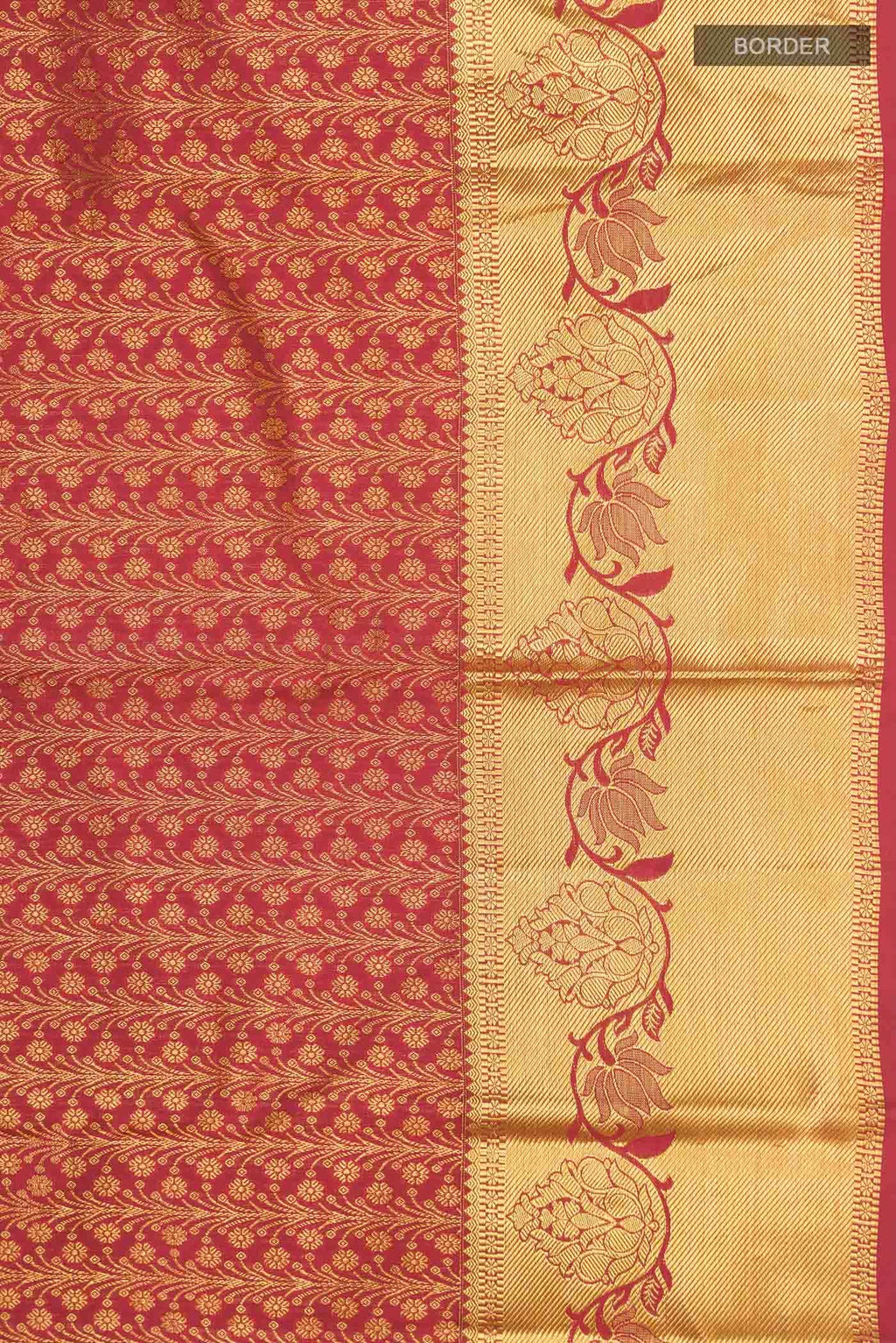 Maroon Kanchipuram Silk Saree