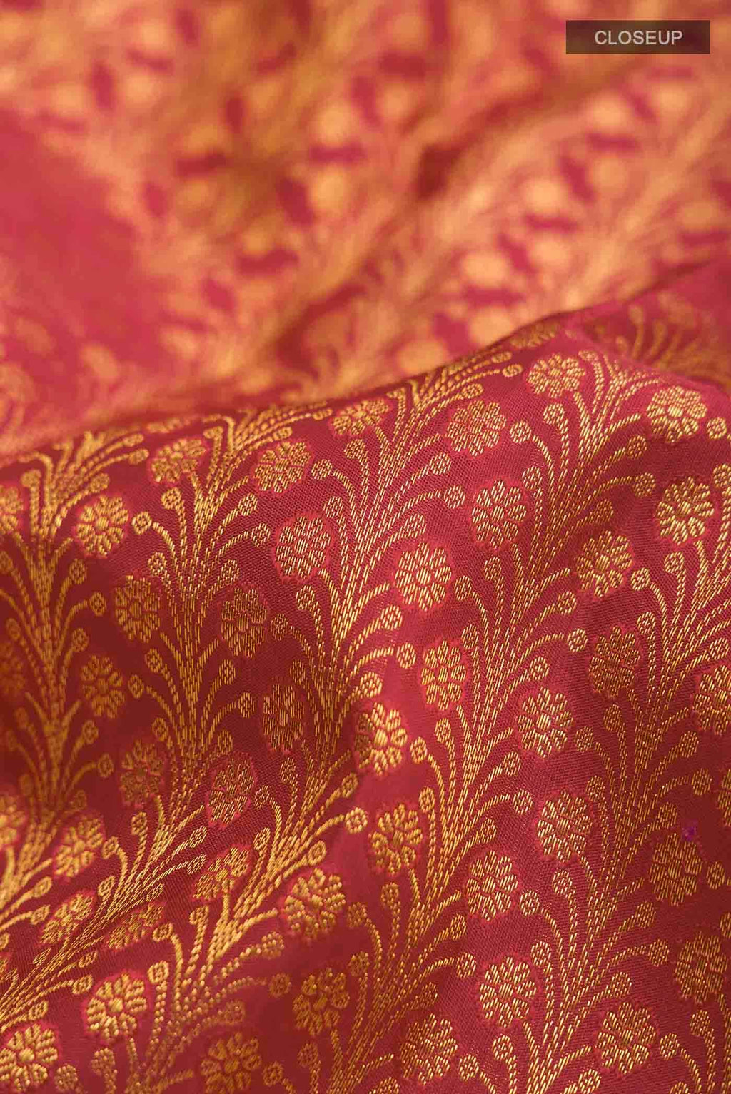 Maroon Kanchipuram Silk Saree