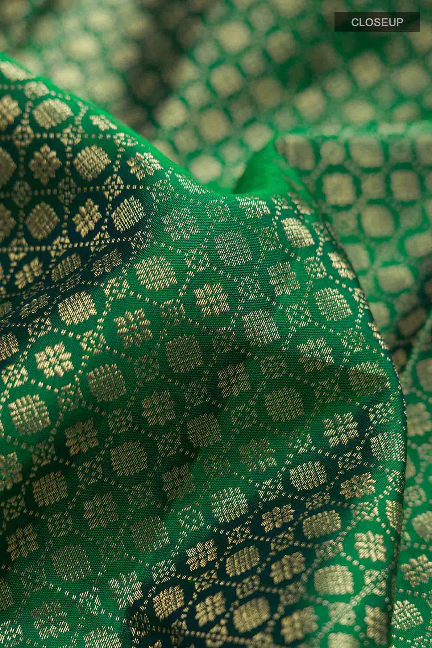 Green Kanchipuram Silk Saree