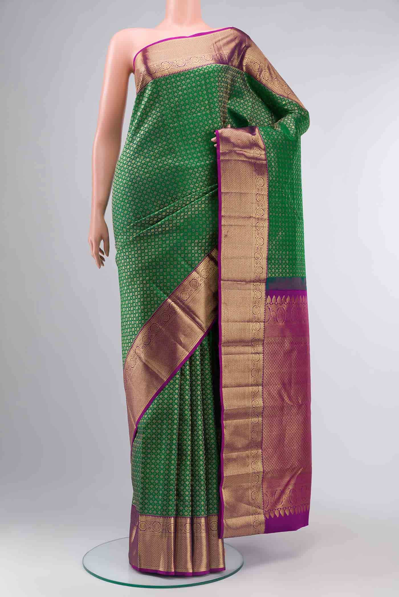 Green Kanchipuram Silk Saree