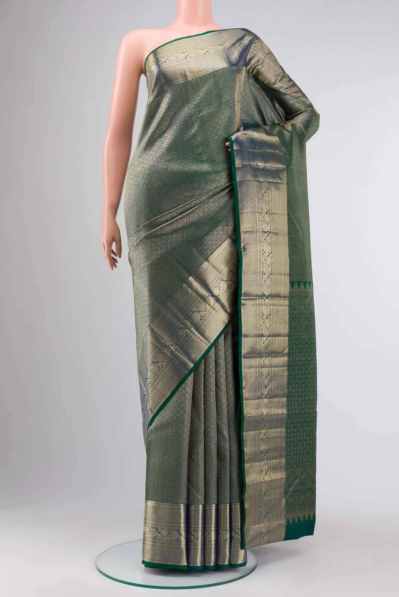 Green Kanchipuram Silk Saree