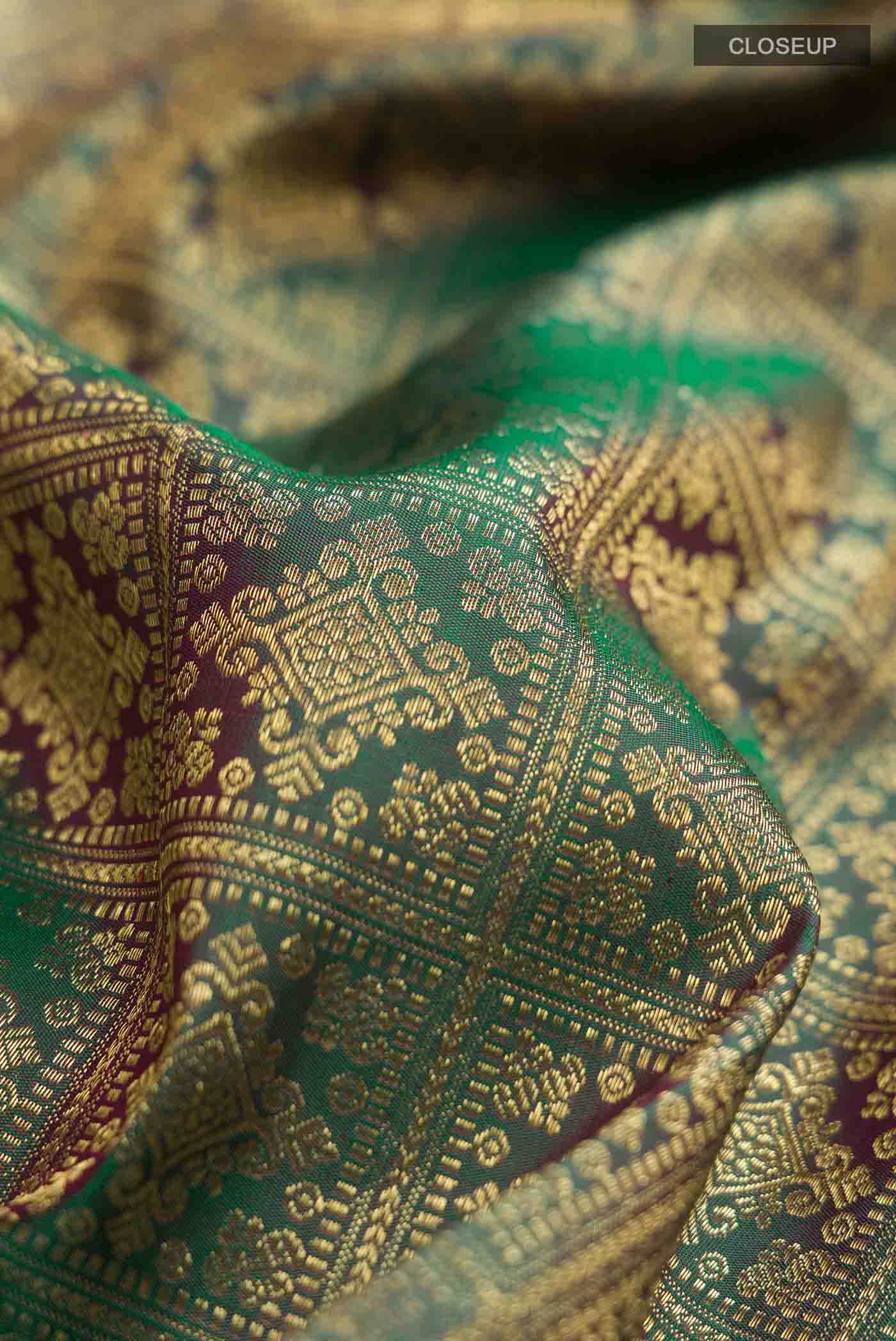 Green Kanchipuram Silk Saree