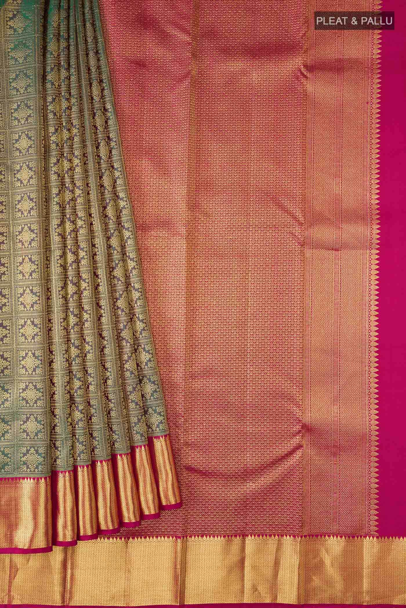 Green Kanchipuram Silk Saree