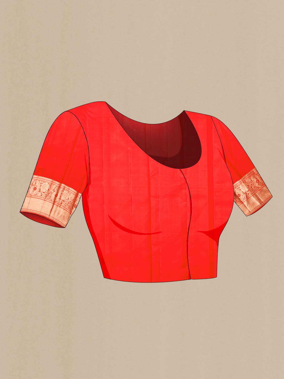 Red Kanchipuram Silk Saree