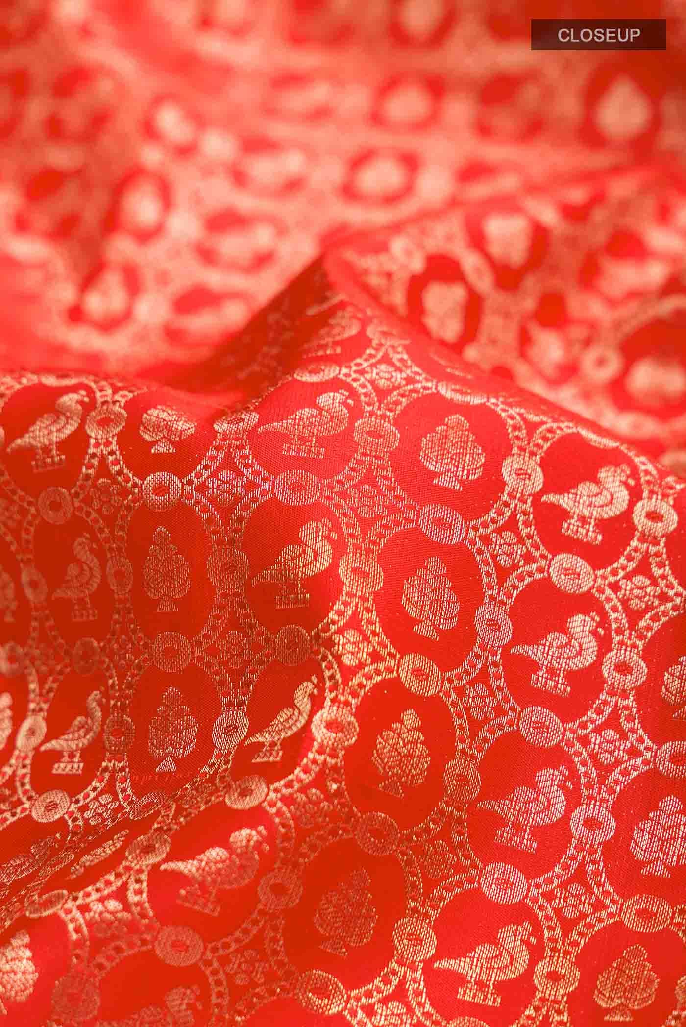 Red Kanchipuram Silk Saree