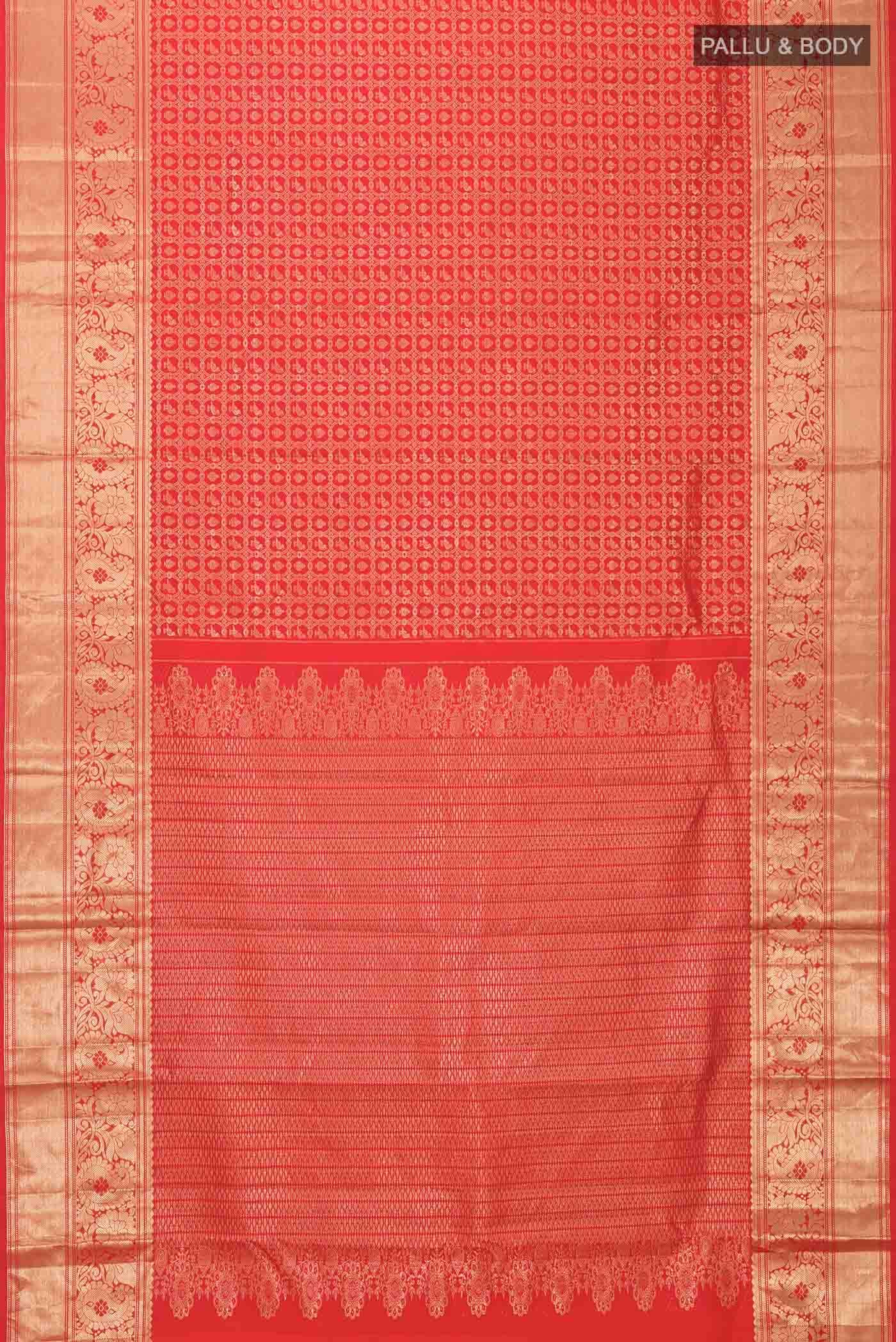 Red Kanchipuram Silk Saree