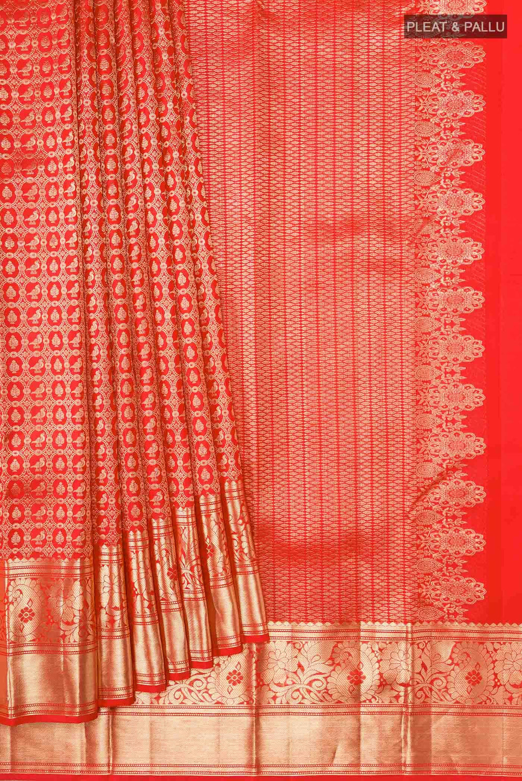 Red Kanchipuram Silk Saree