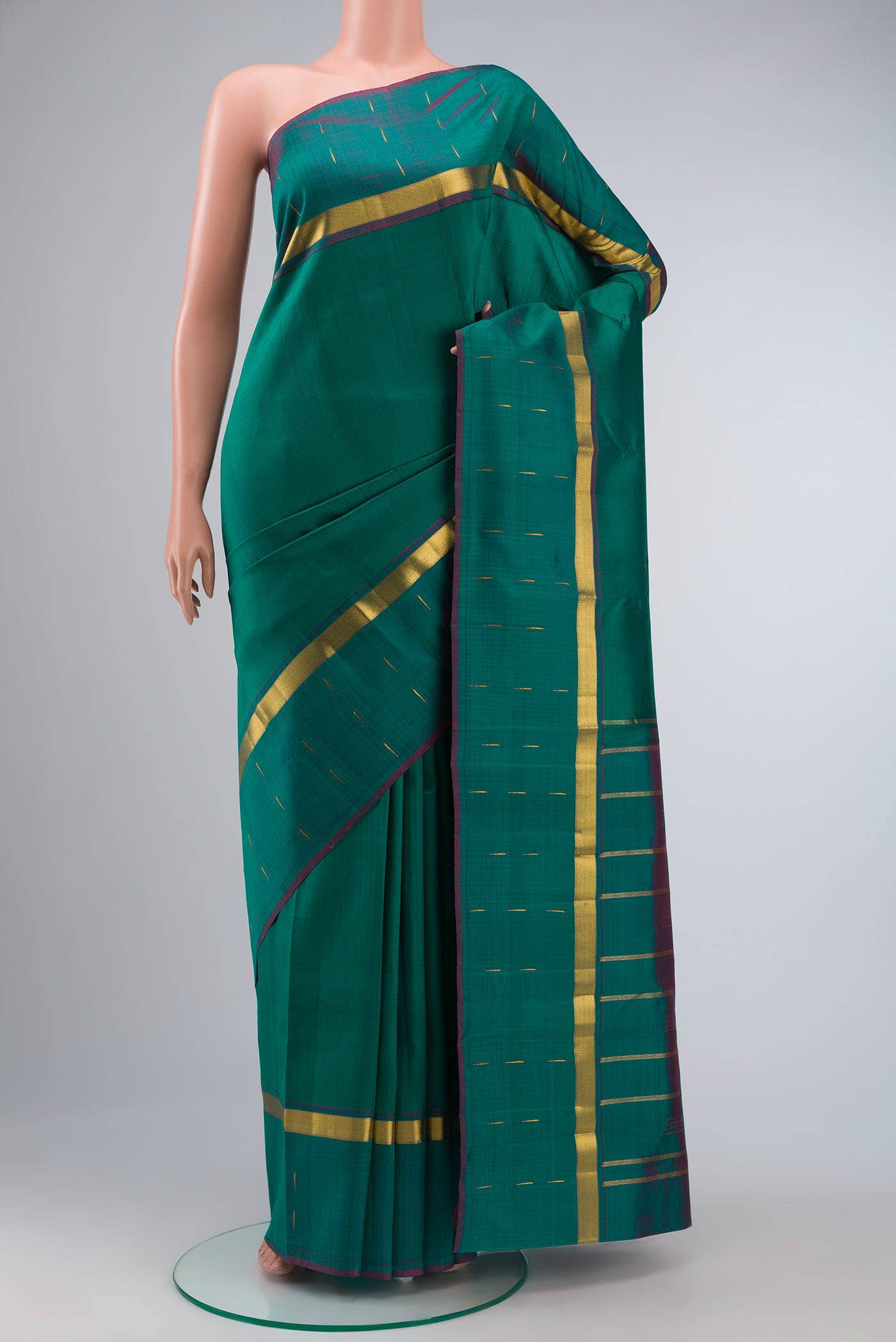 Green Kanchipuram Silk Saree