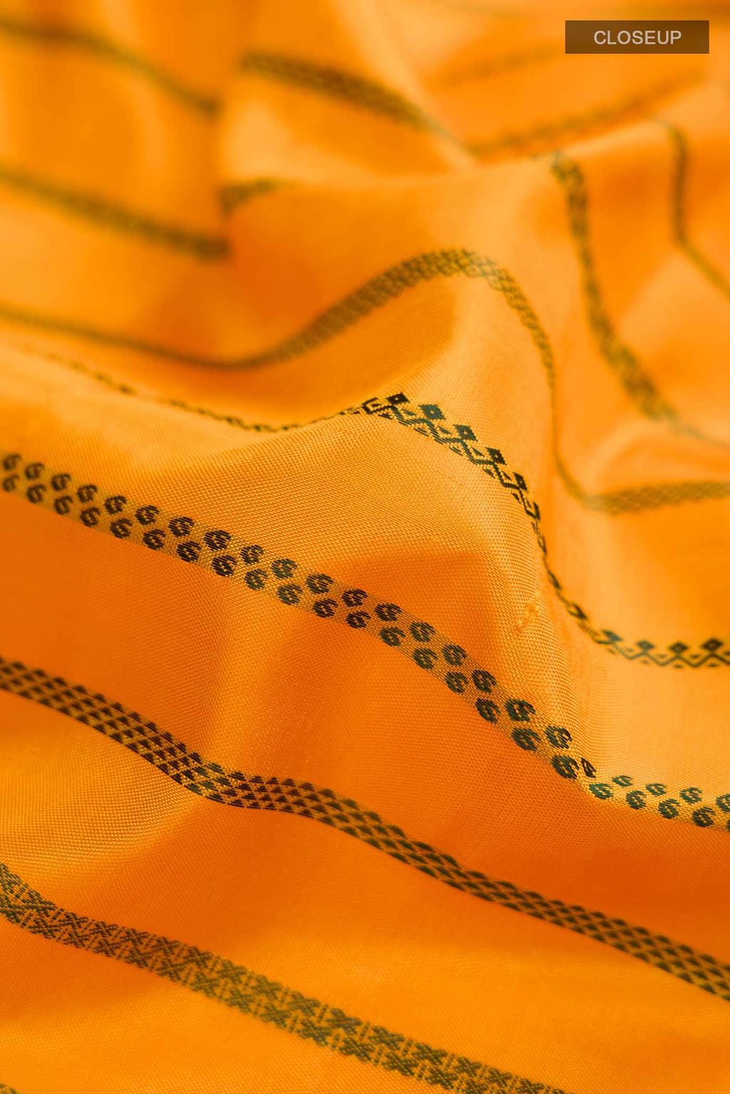 Yellow Kanchipuram Silk Saree
