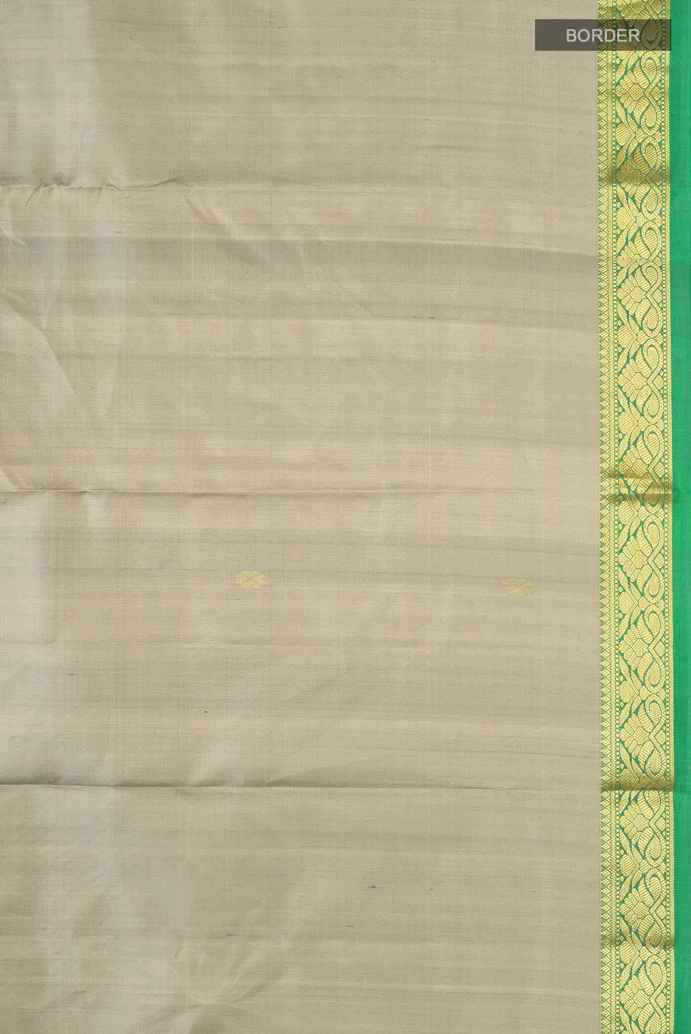 Grey Kanchipuram Silk Saree