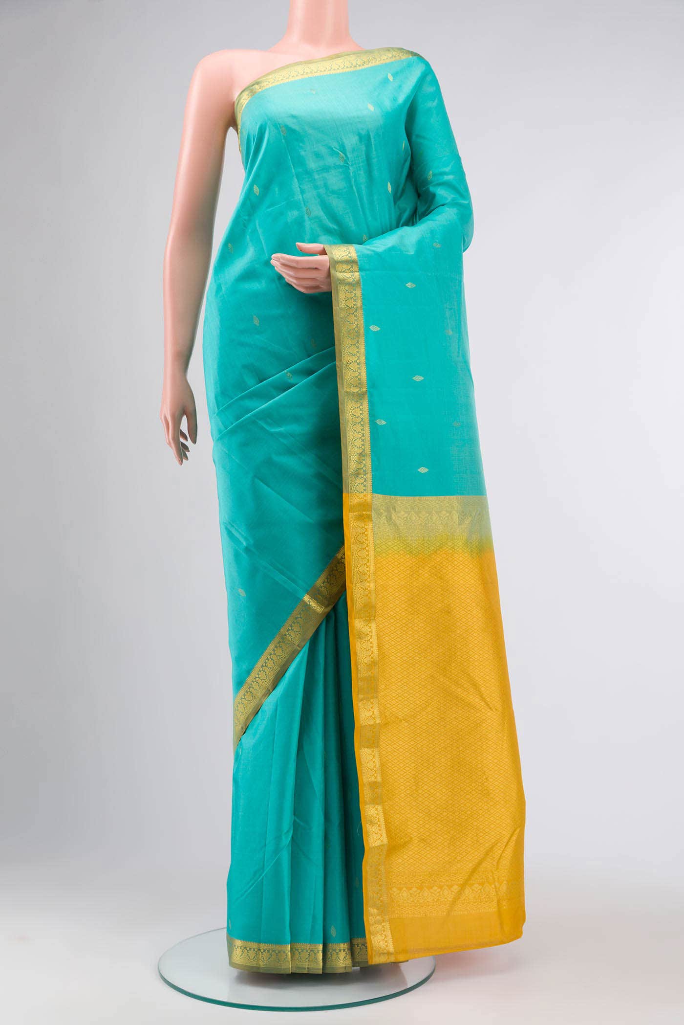 Green Kanchipuram Silk Saree