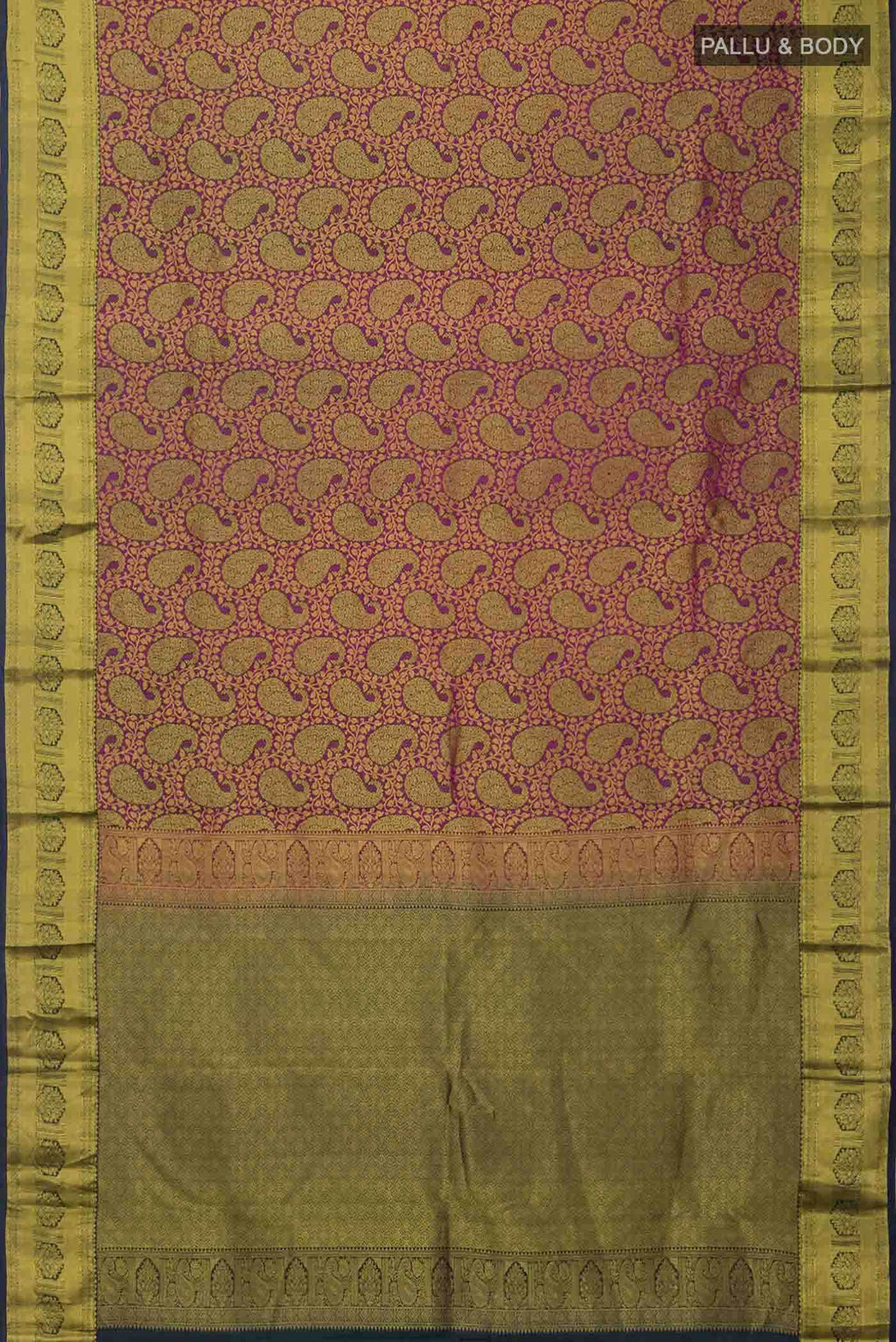 Purple Kanchipuram Silk Saree