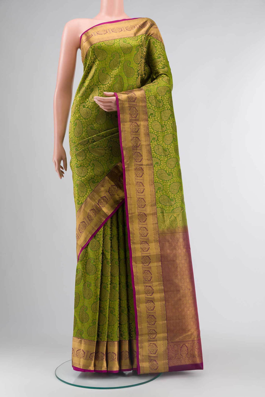 Green Kanchipuram Silk Saree
