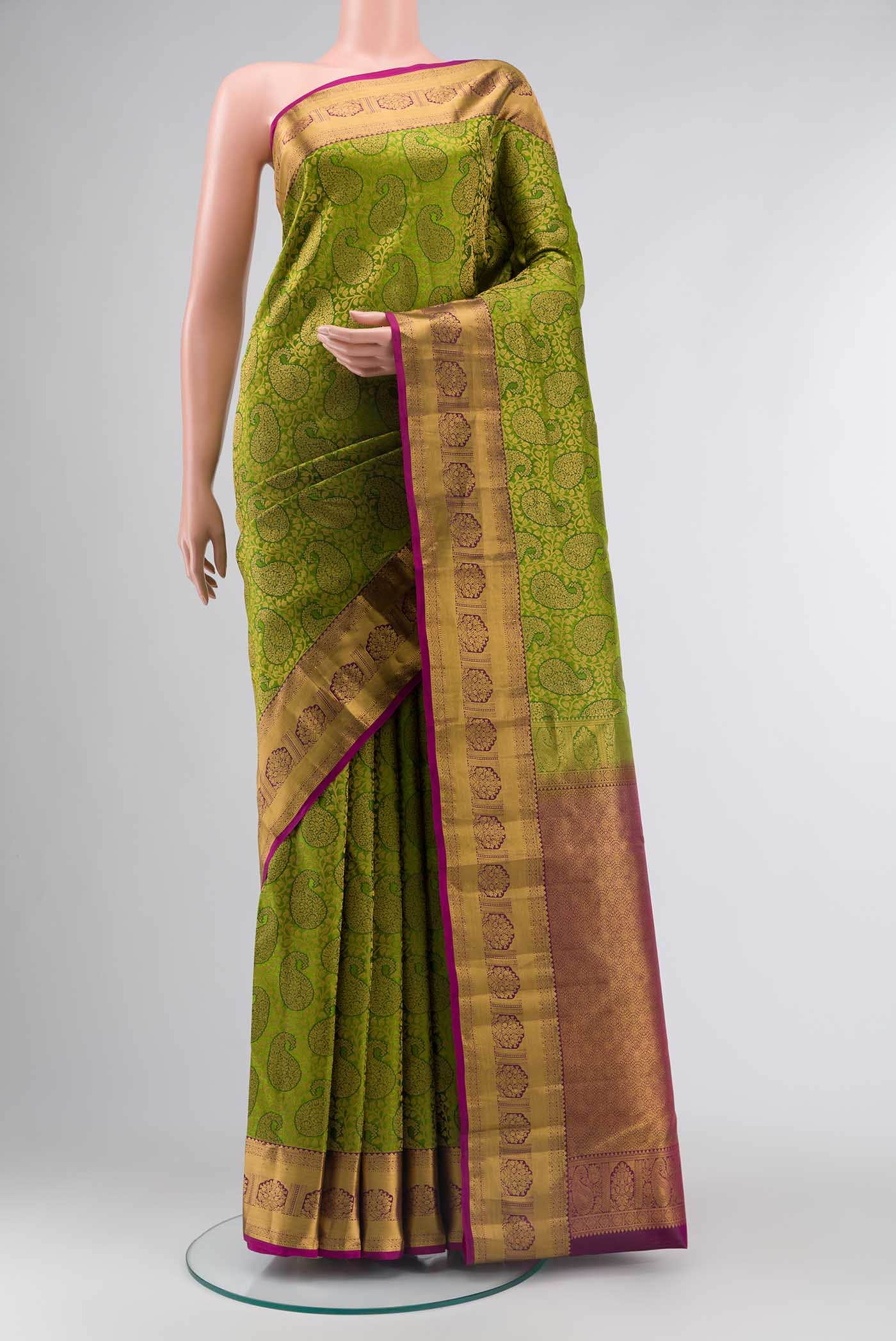 Green Kanchipuram Silk Saree