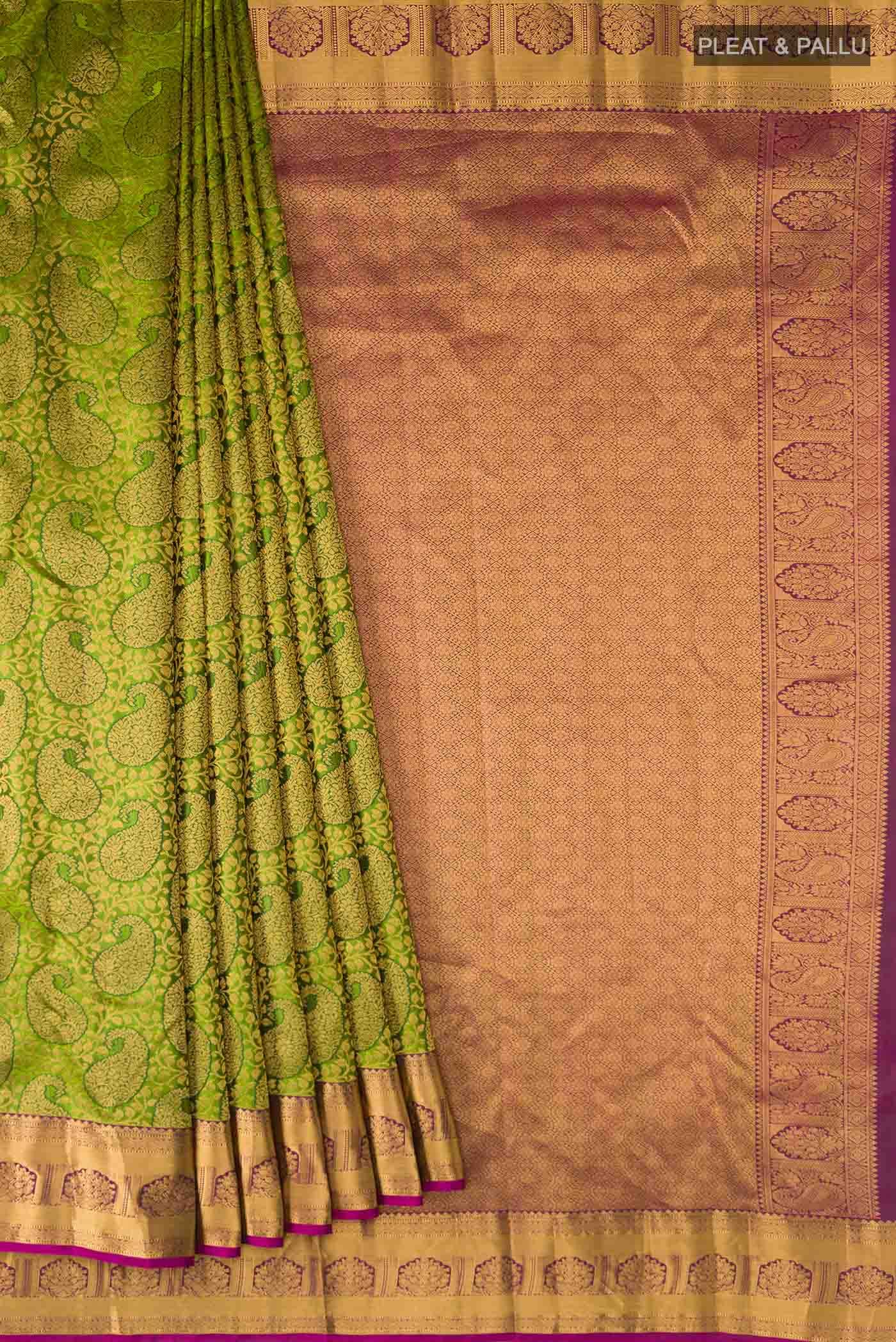 Green Kanchipuram Silk Saree