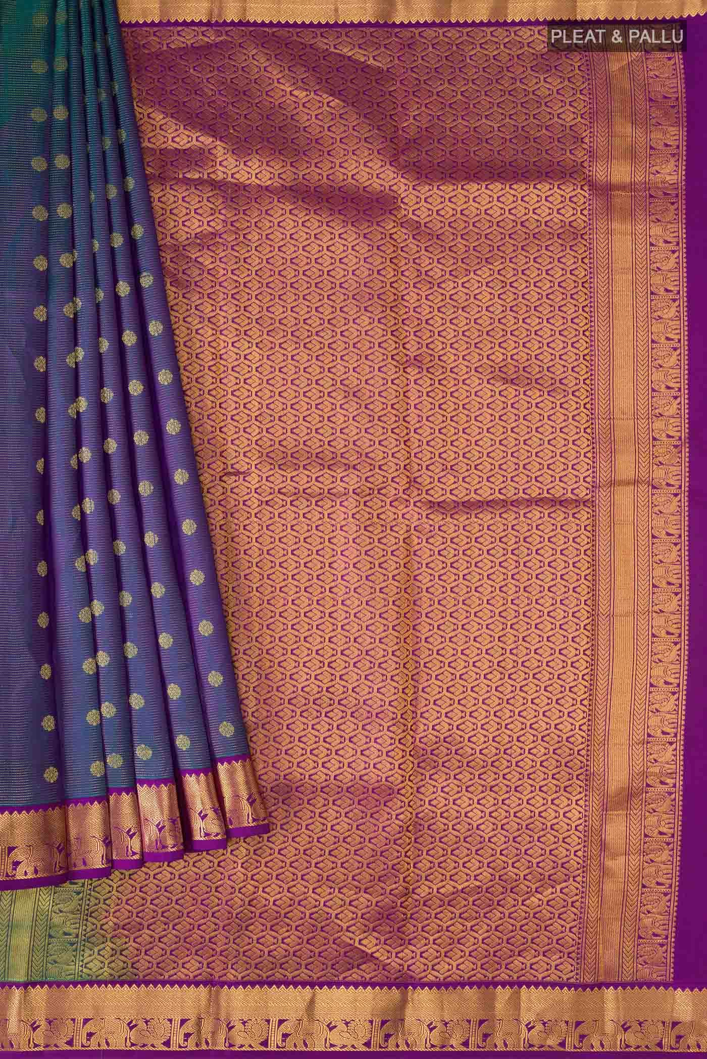 Green Kanchipuram Silk Saree