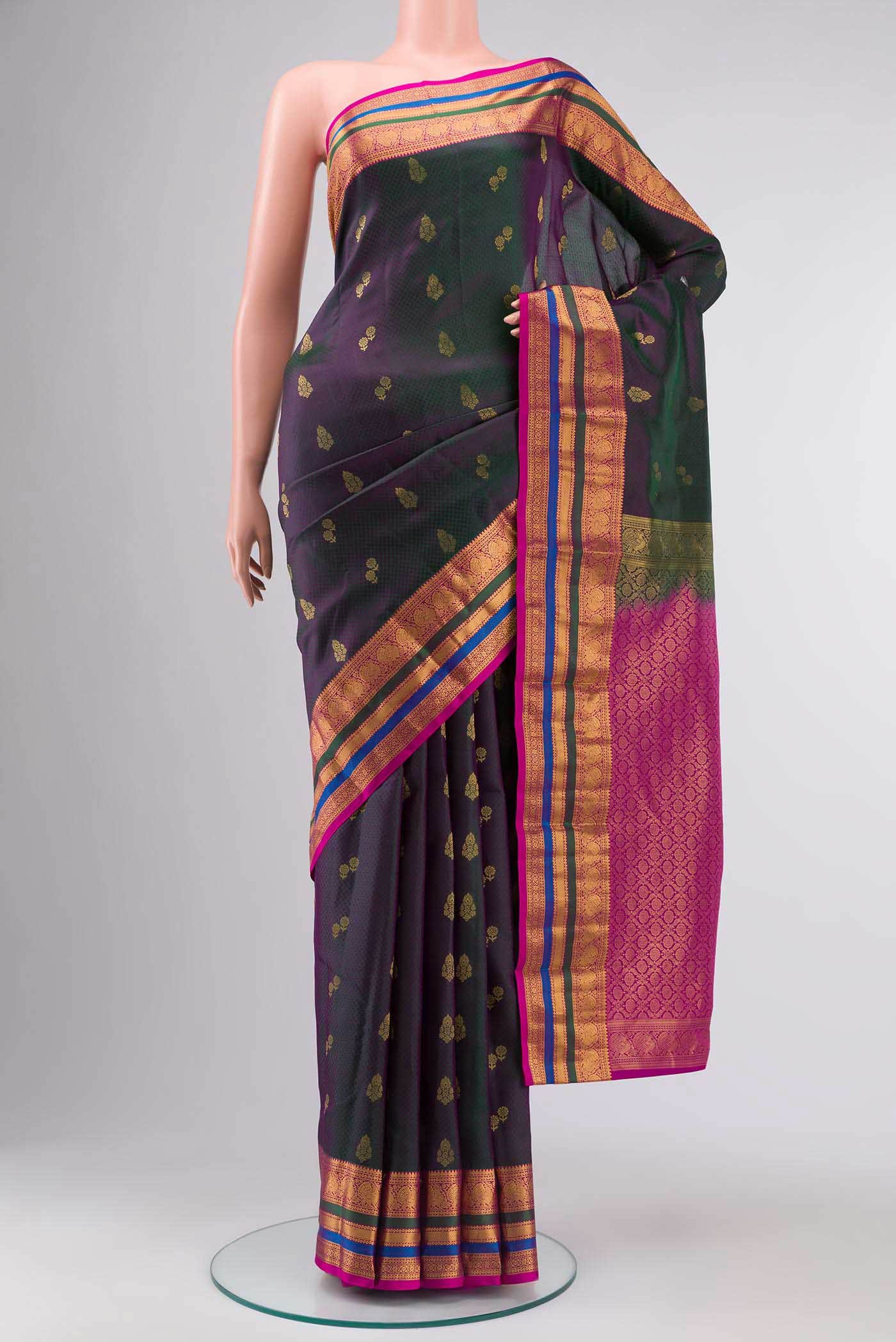 Green Kanchipuram Silk Saree