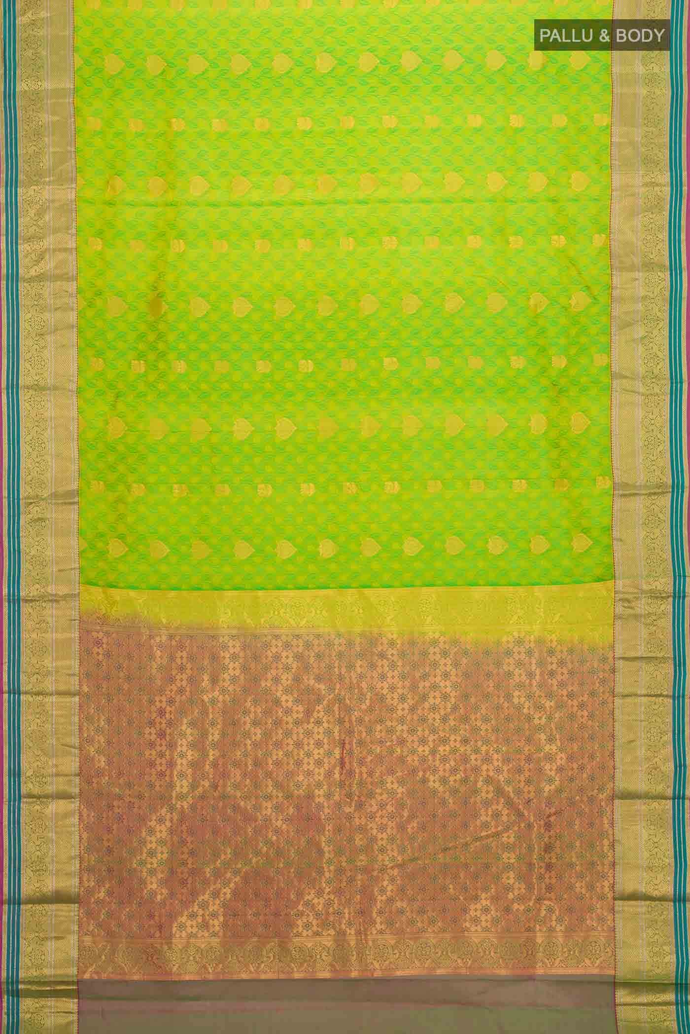 Green Kanchipuram Silk Saree