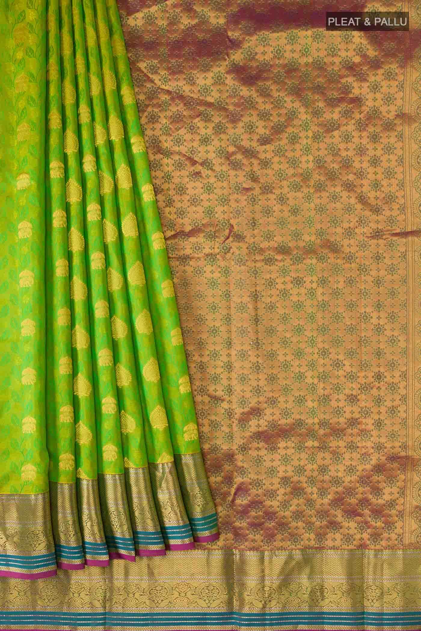 Green Kanchipuram Silk Saree