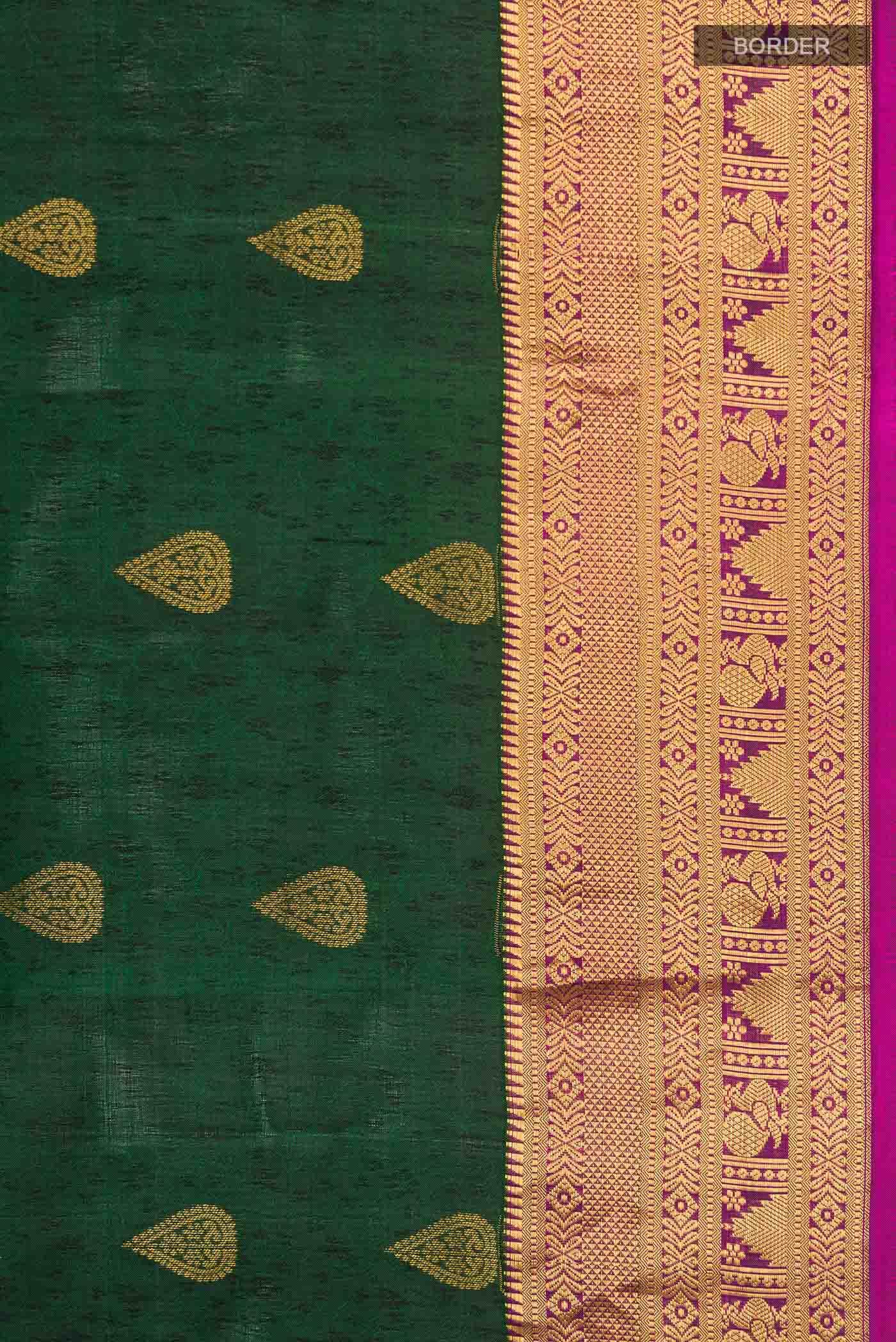Green Kanchipuram Silk Saree