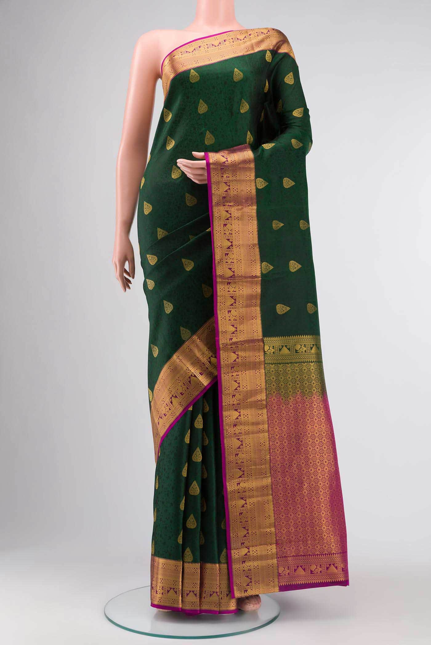 Green Kanchipuram Silk Saree
