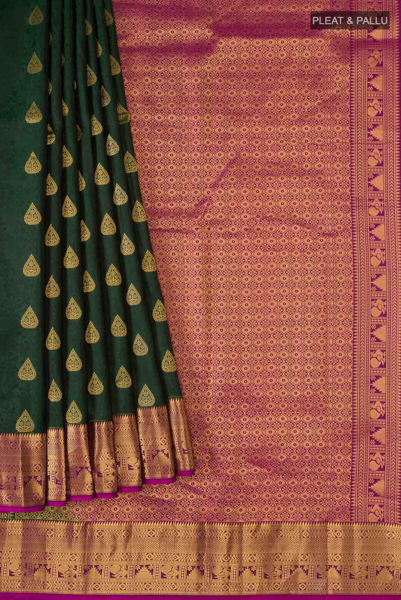 Green Kanchipuram Silk Saree