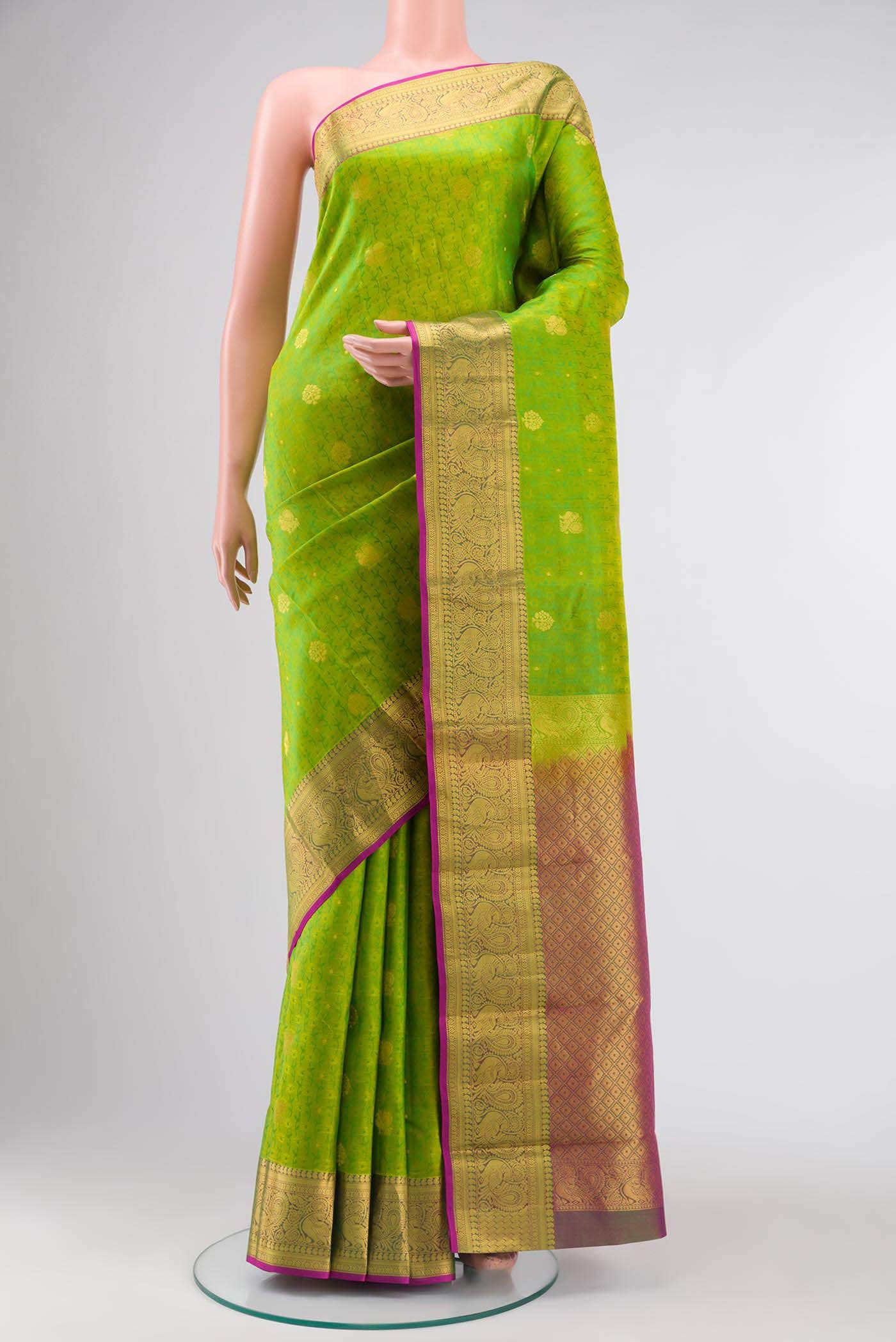 Green Kanchipuram Silk Saree