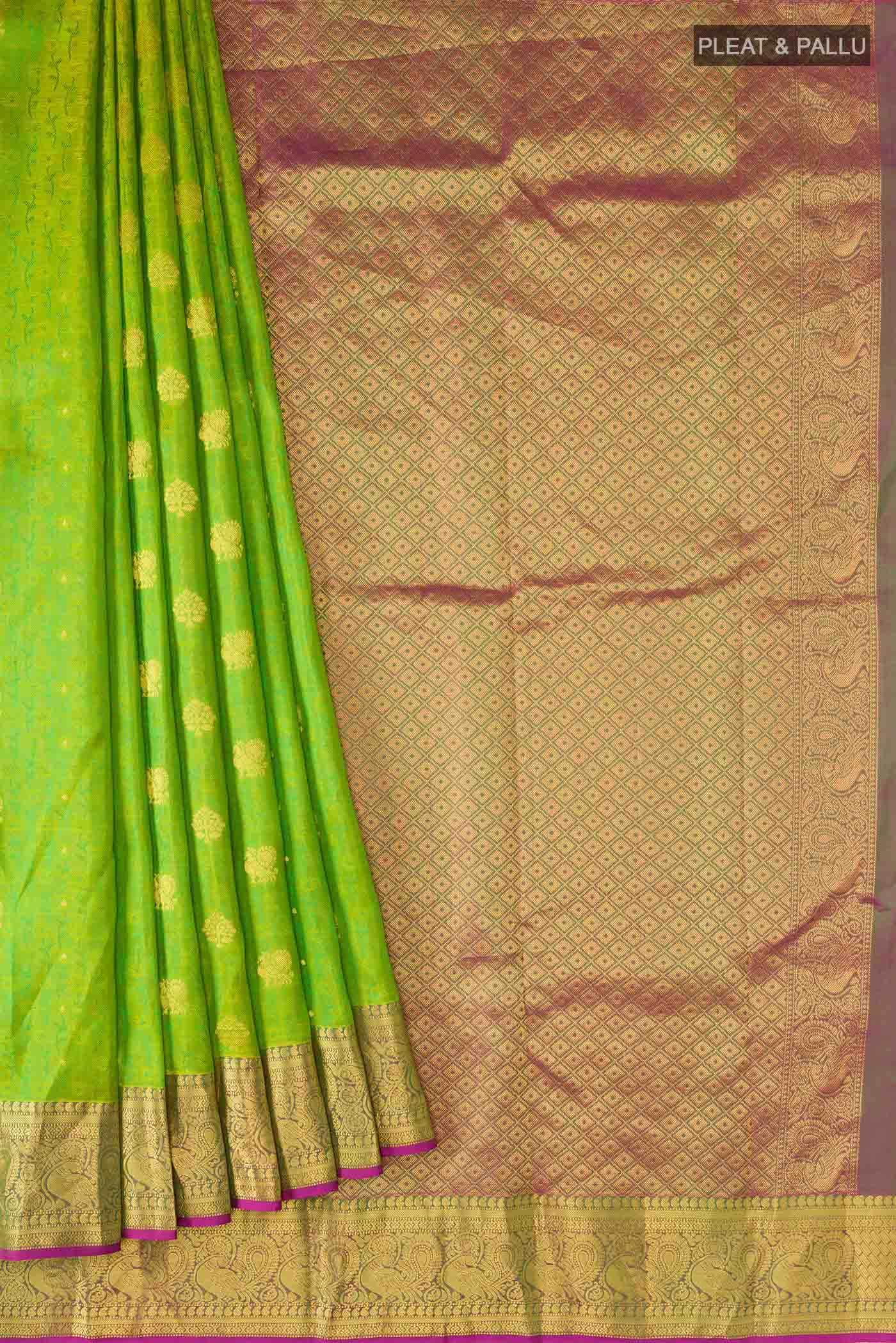 Green Kanchipuram Silk Saree
