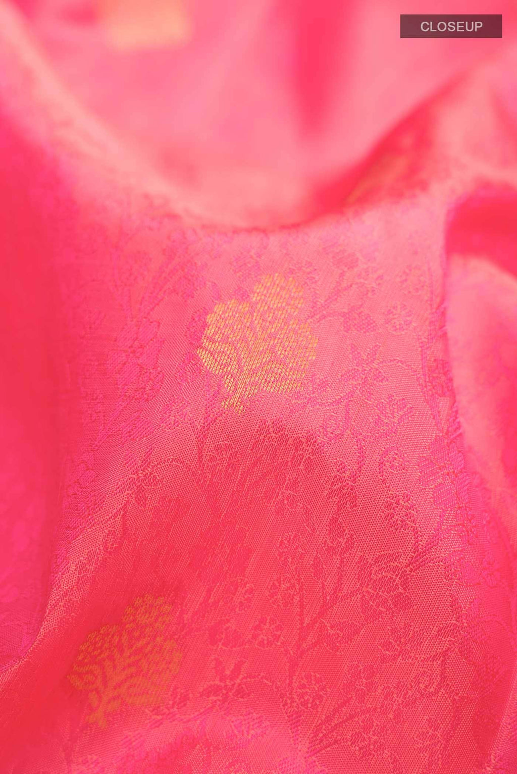 Pink Kanchipuram Silk Saree