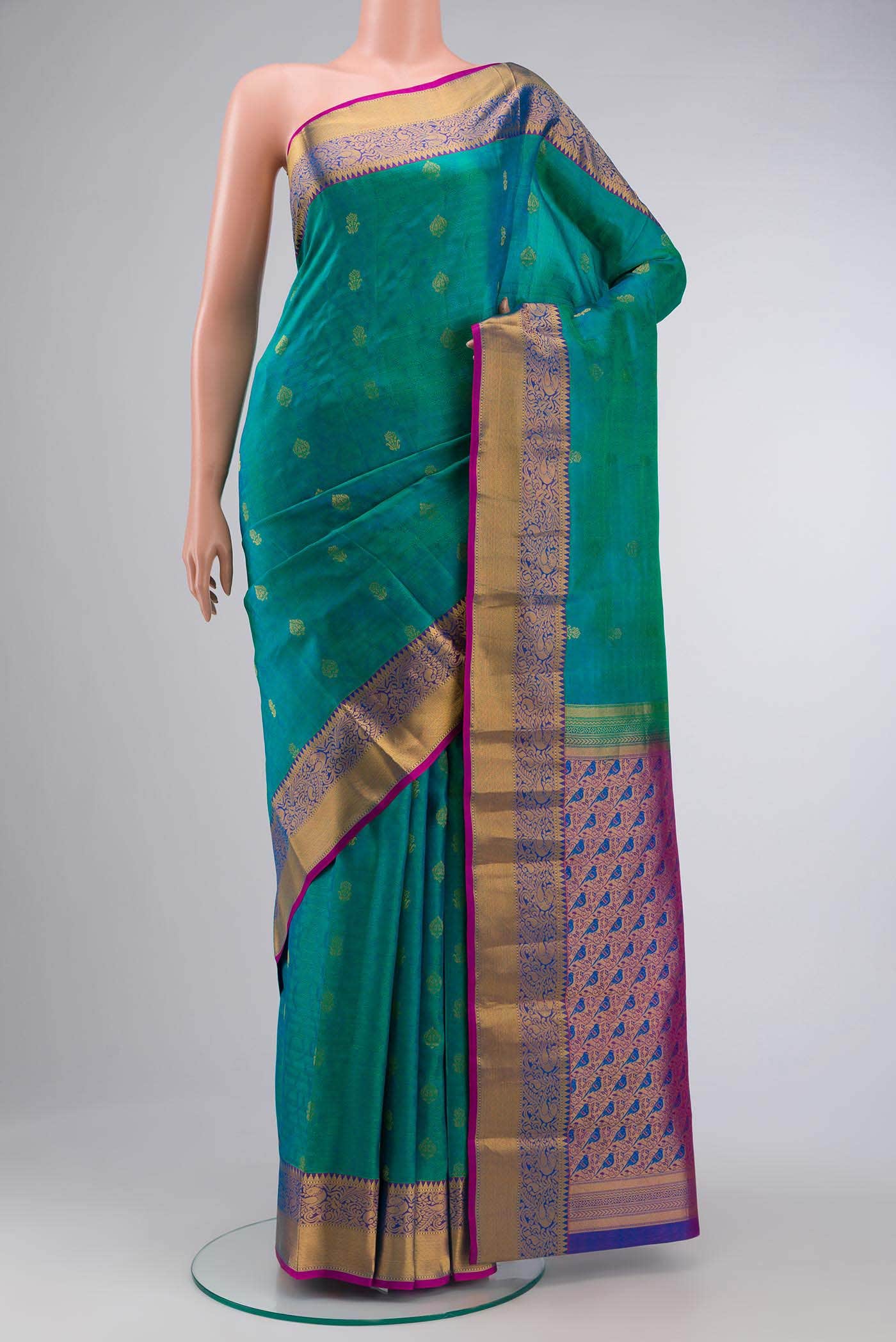 Green Kanchipuram Silk Saree