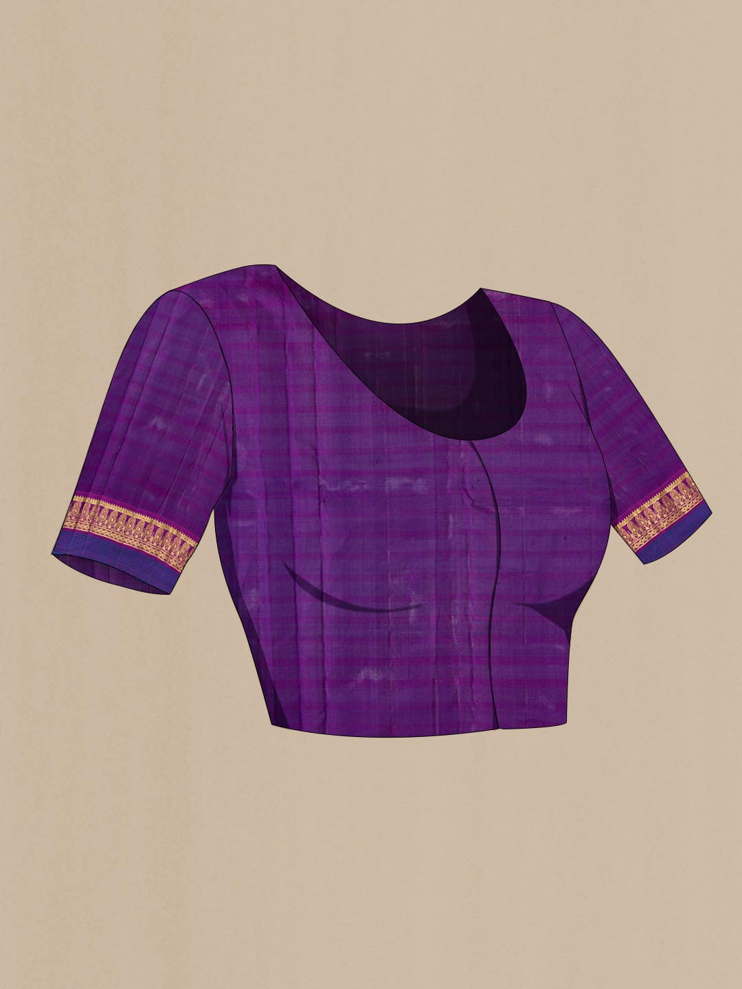 Blue Kanchipuram Saree
