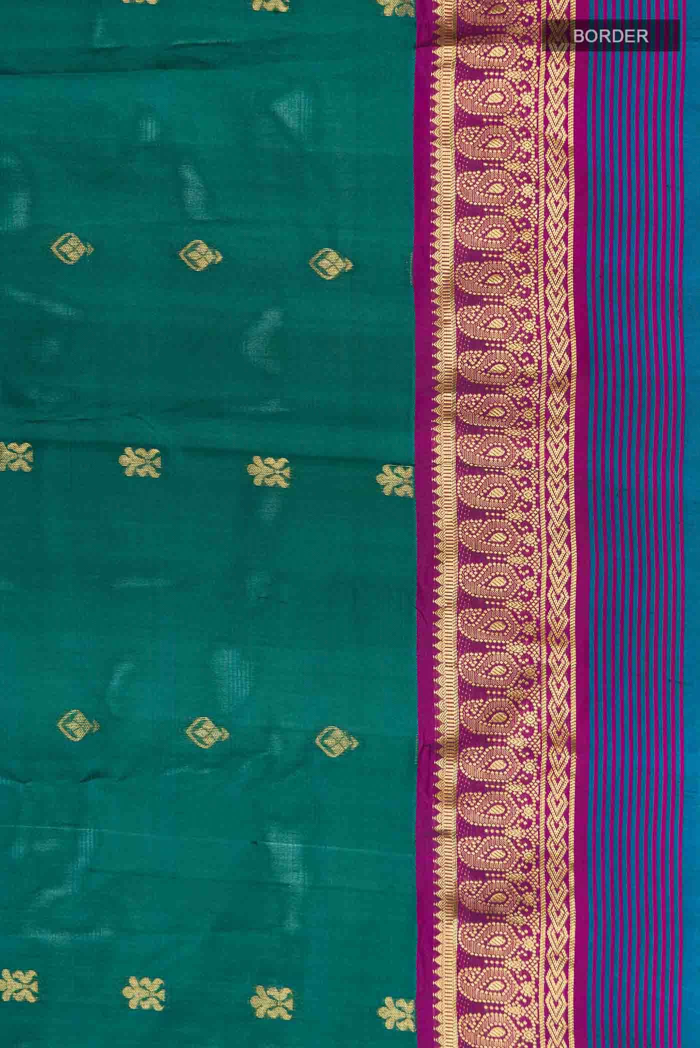 Green Kanchipuram Silk Saree
