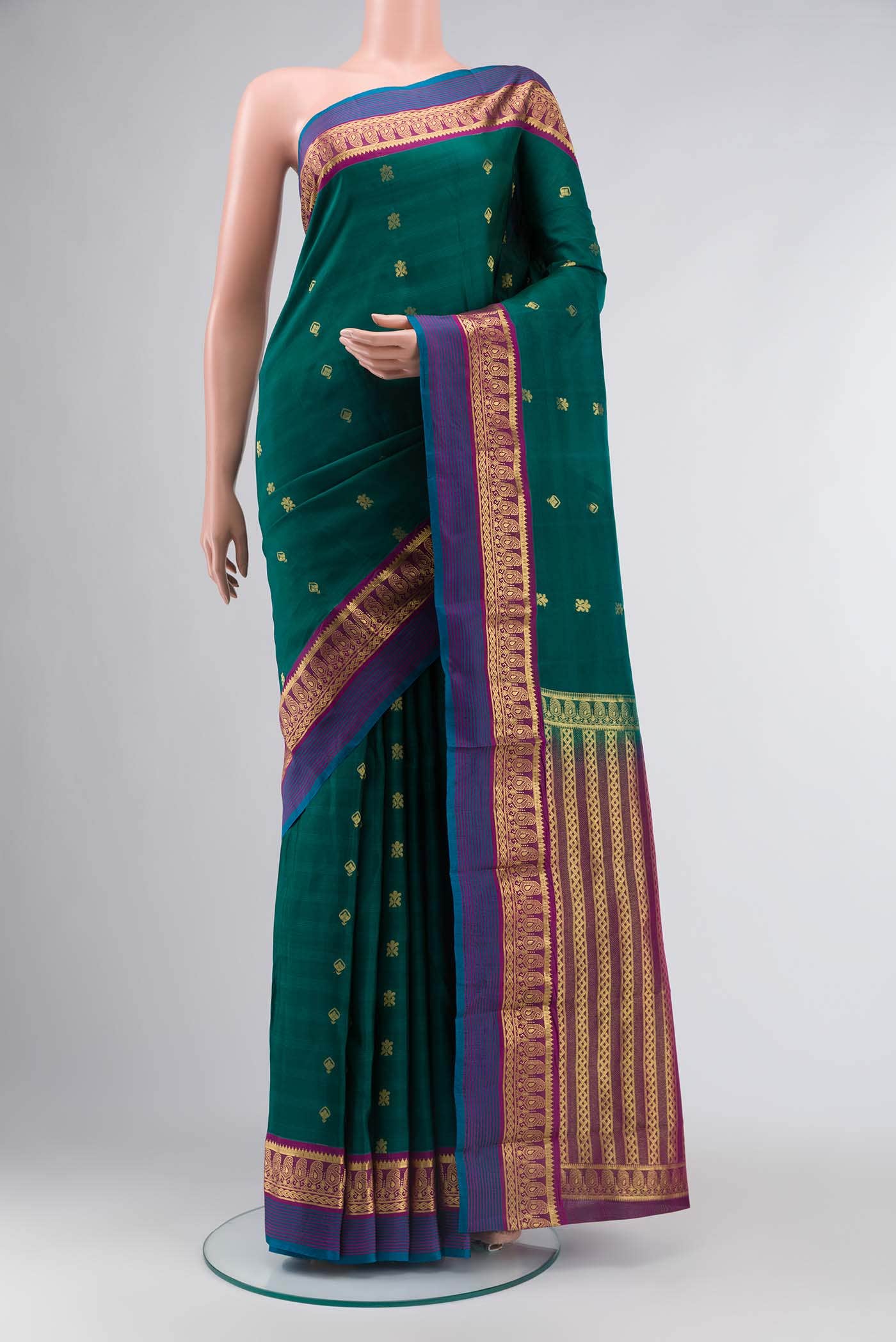 Green Kanchipuram Silk Saree