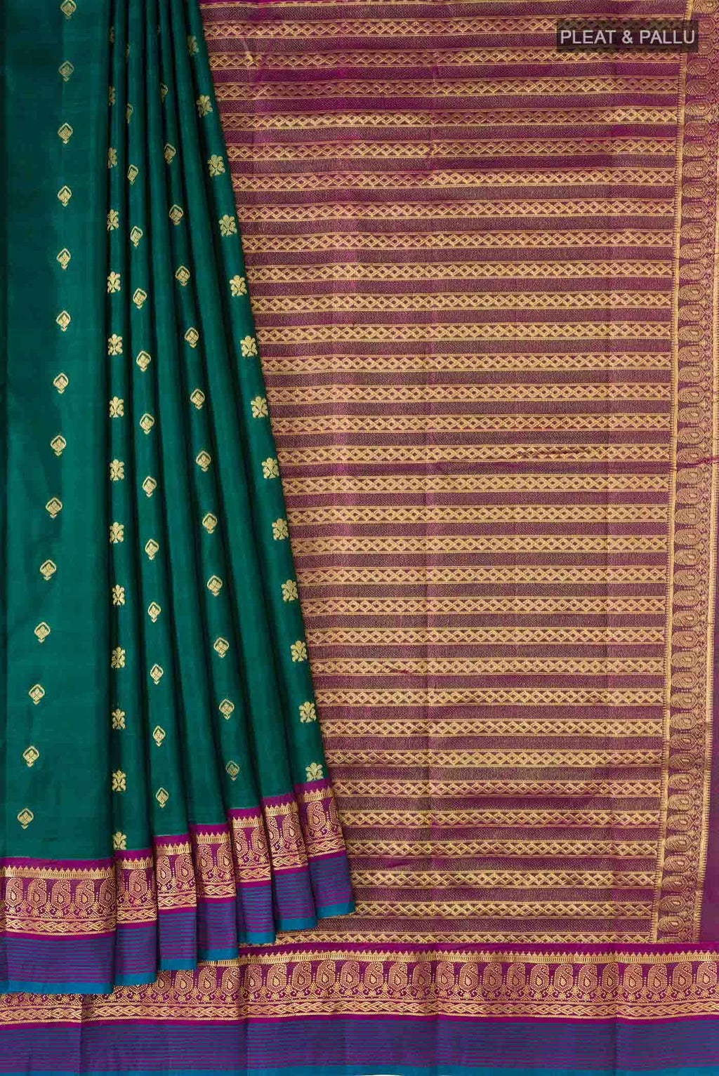 Green Kanchipuram Silk Saree