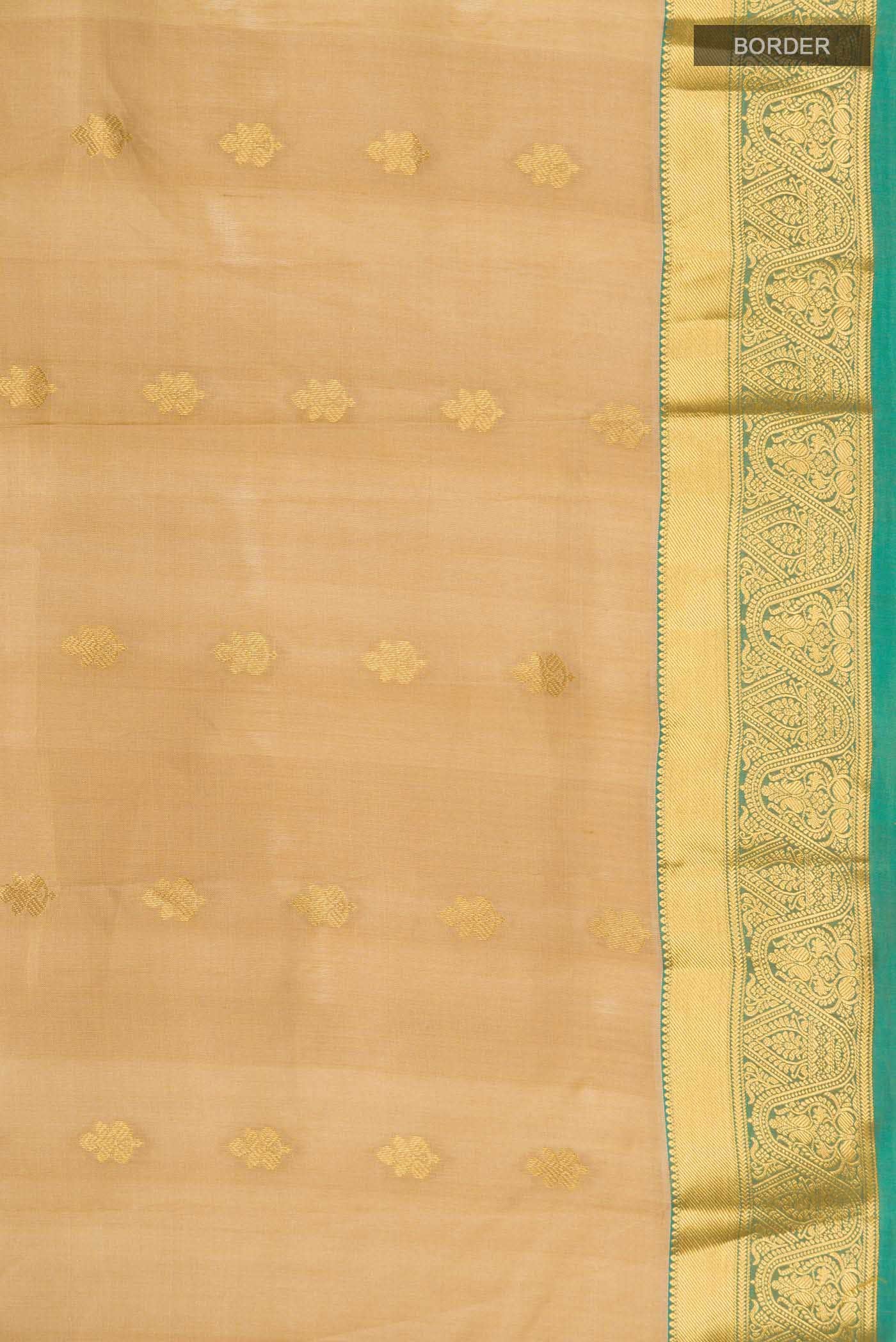 Yellow Kanchipuram Silk Saree